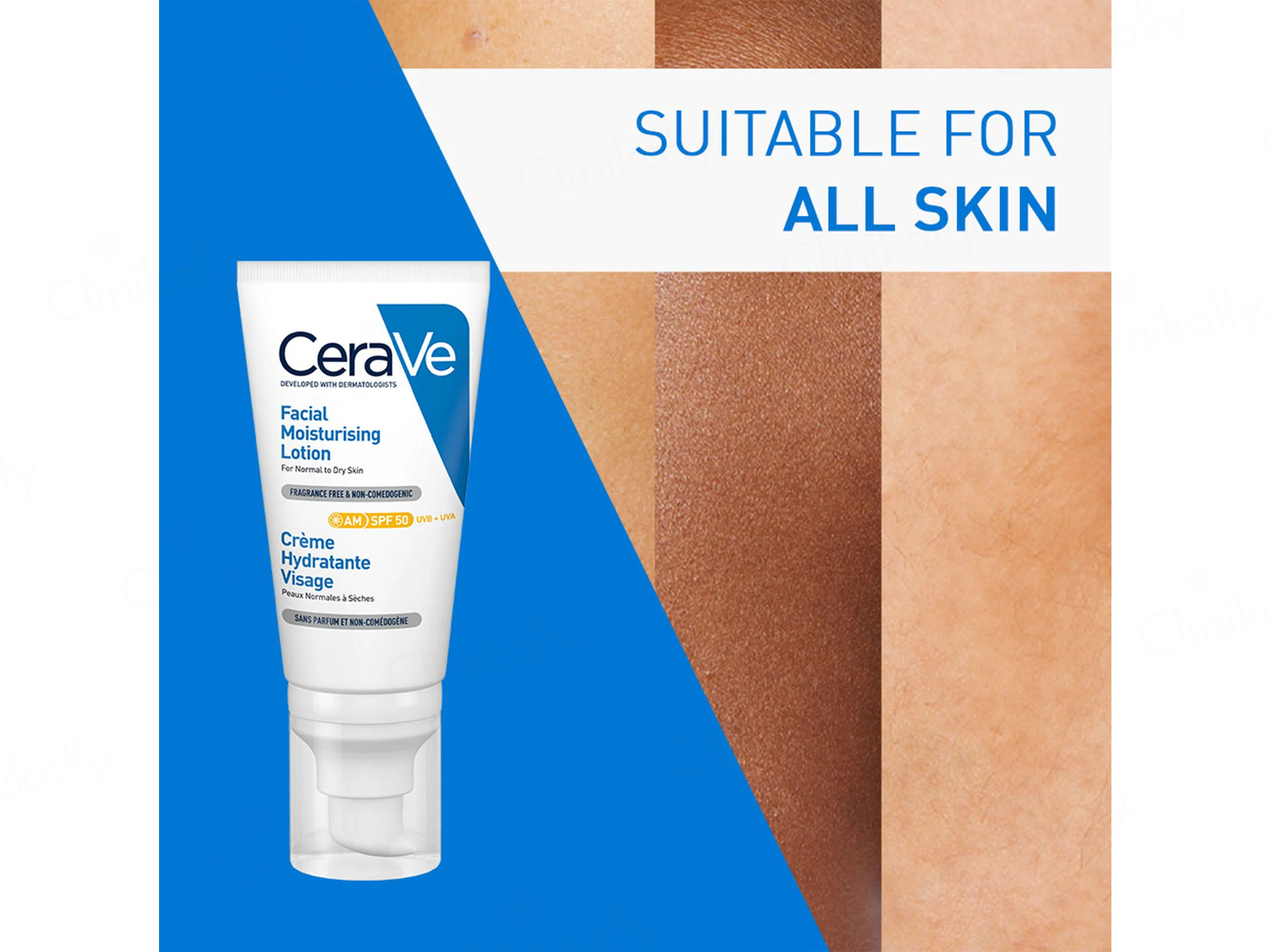 CeraVe AM Facial Moisturising Lotion For Normal to Dry Skin SPF 50 - Image 7