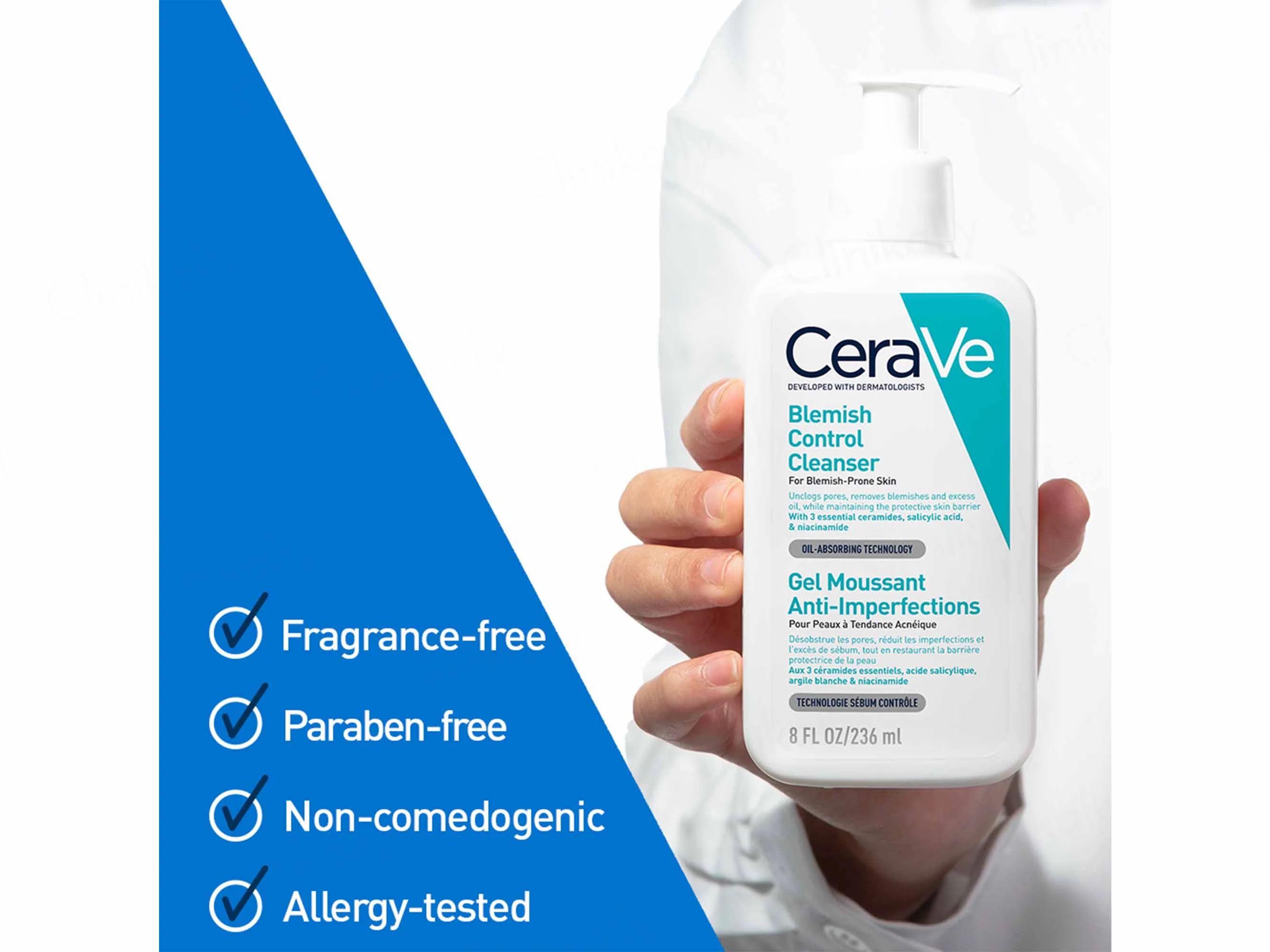 CeraVe Blemish Control Cleanser For Blemish-Prone Skin - Image 8