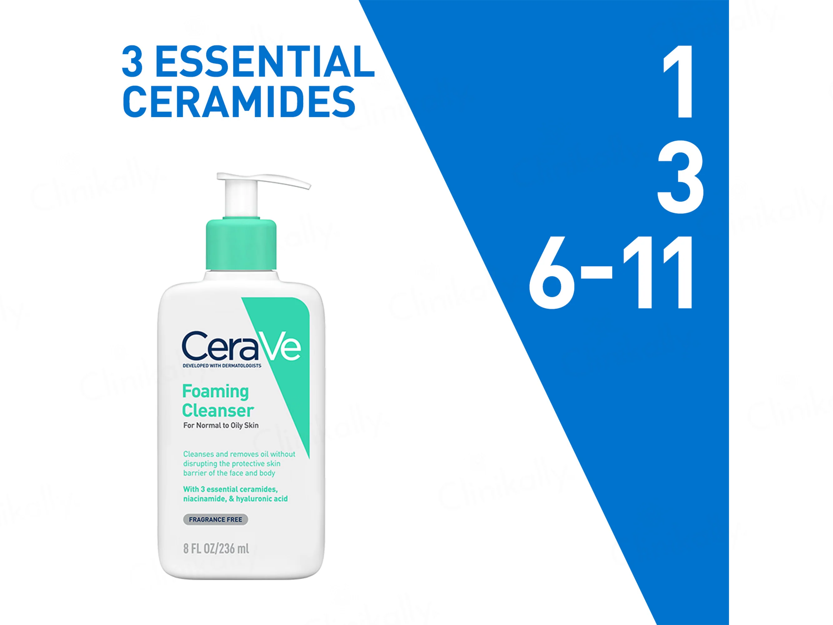 CeraVe Foaming Cleanser for Normal to Oily Skin - Image 6