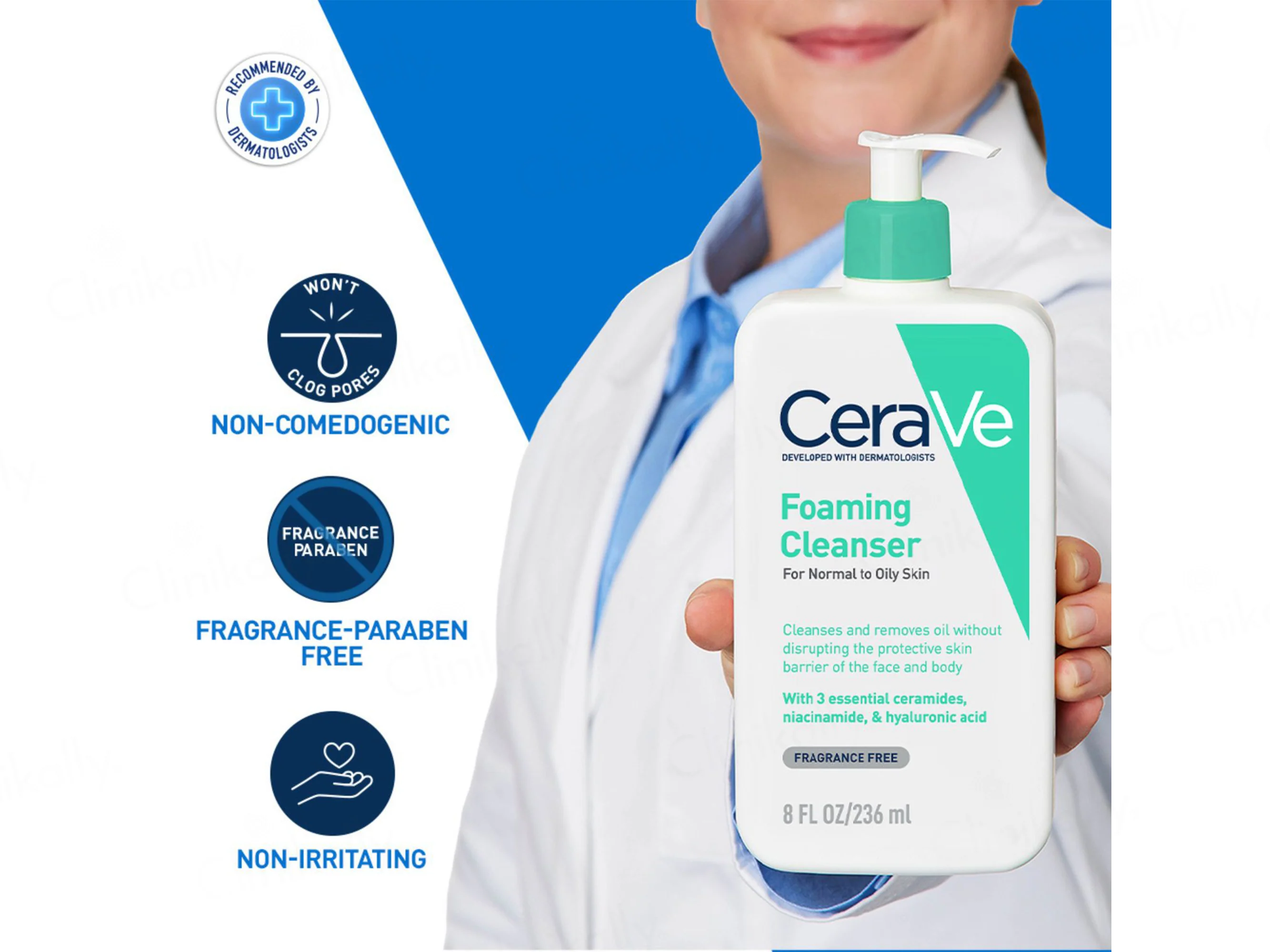 CeraVe Foaming Cleanser for Normal to Oily Skin - Image 7