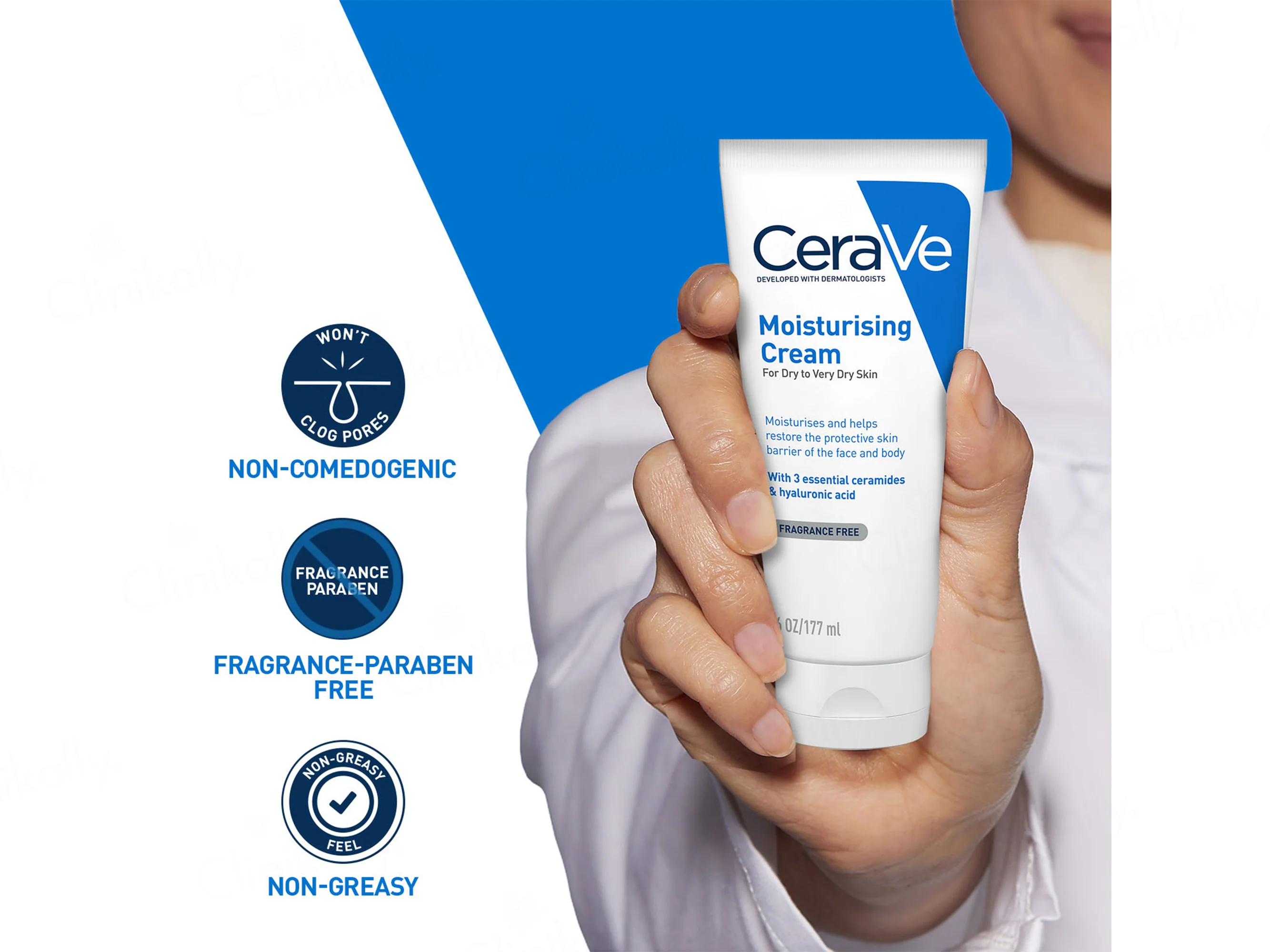 CeraVe Moisturising Cream for Dry to Very Dry Skin - Image 5