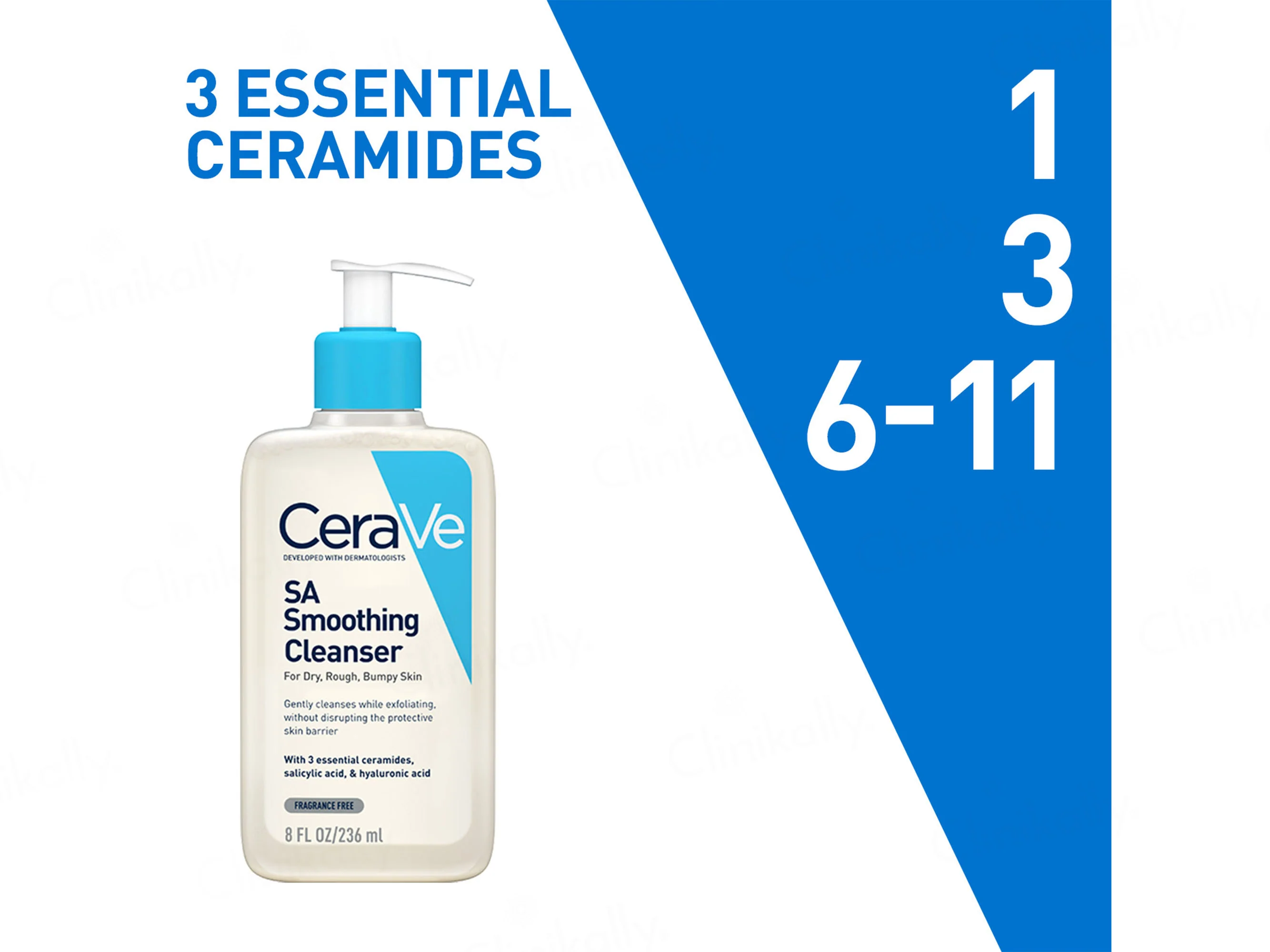 CeraVe SA Smoothing Cleanser For Dry, Rough, Bumpy Skin - Image 6