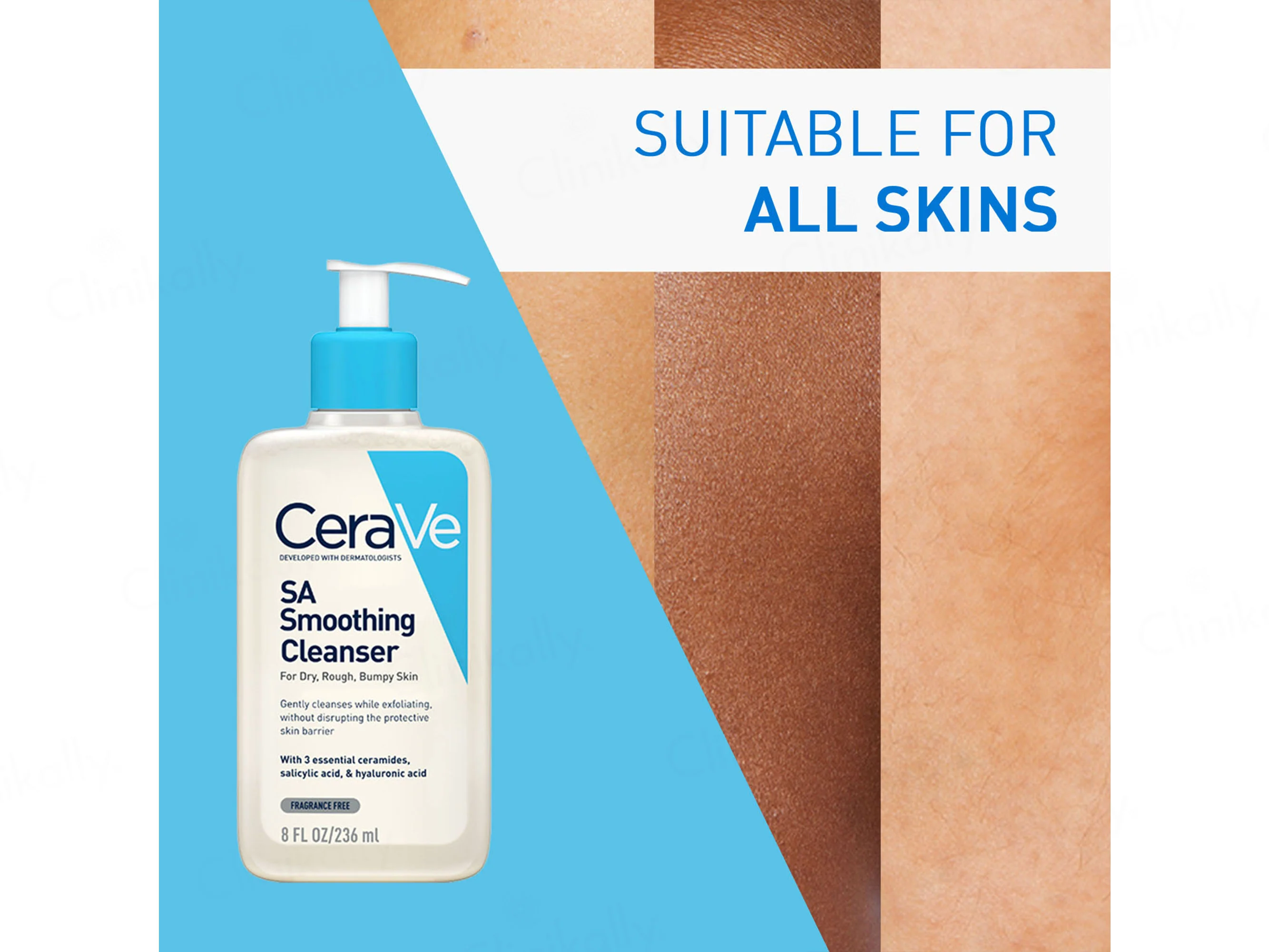 CeraVe SA Smoothing Cleanser For Dry, Rough, Bumpy Skin - Image 9