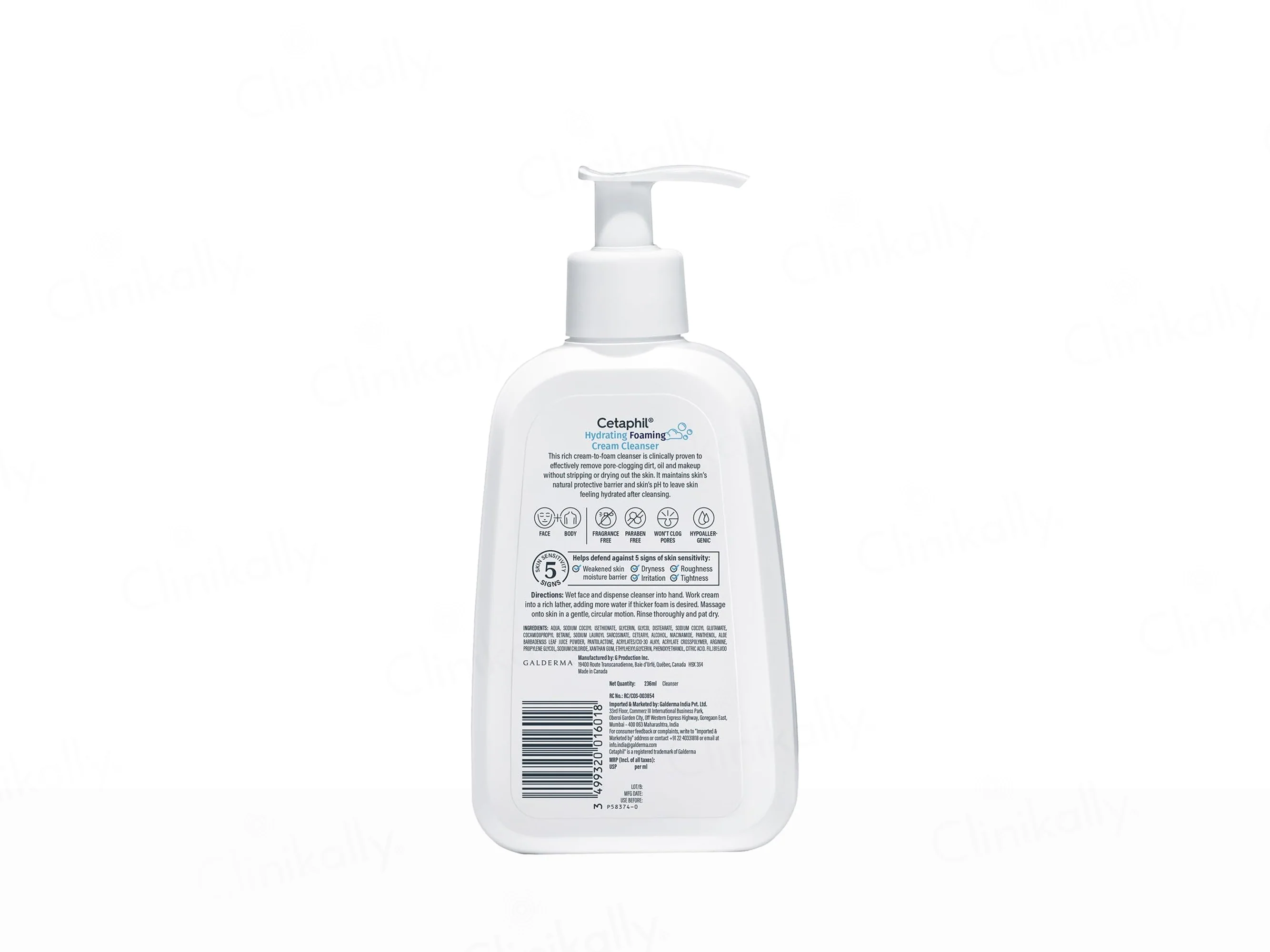 Cetaphil Hydrating Foaming Cream Cleanser - Image 3