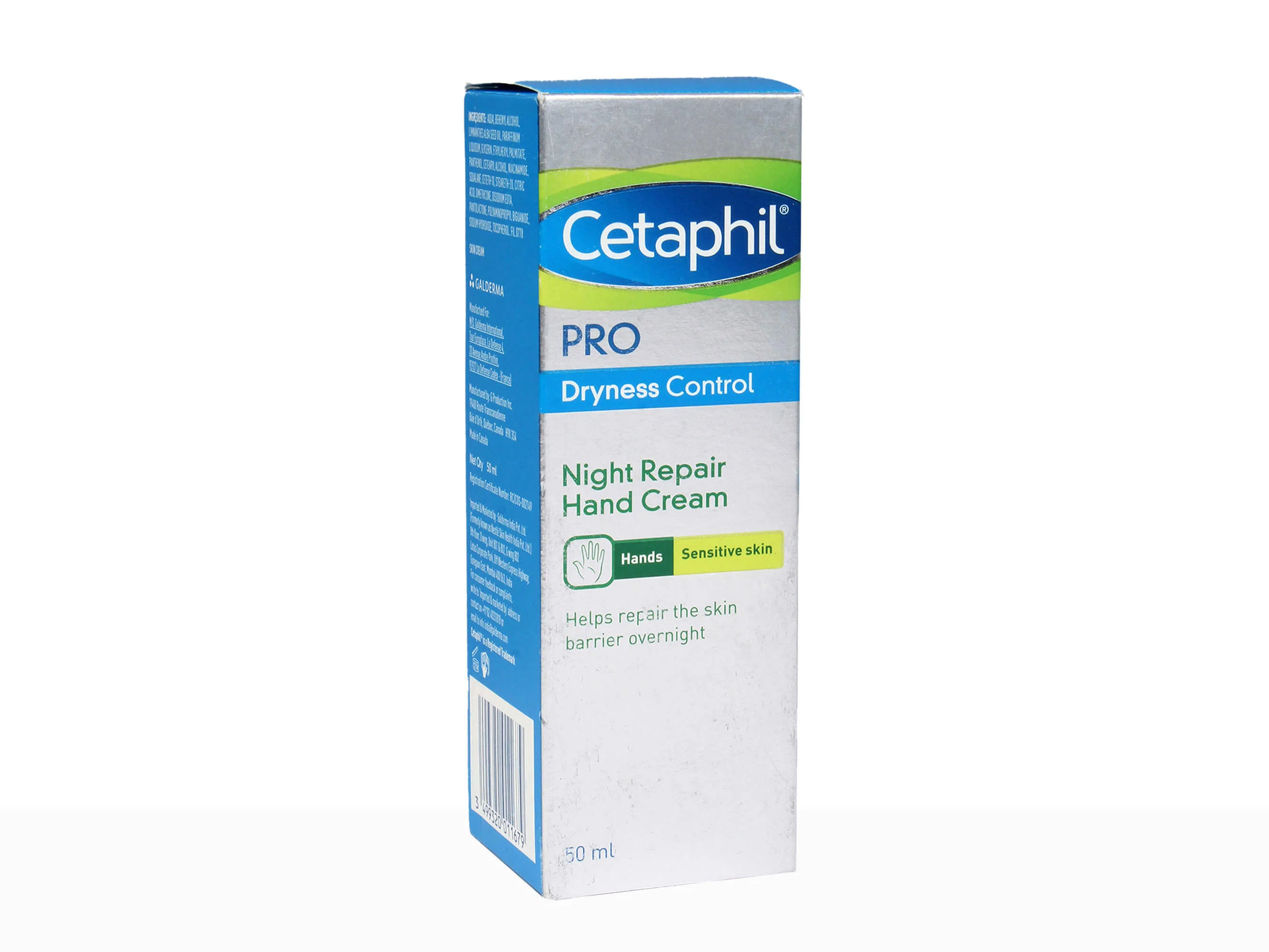 Cetaphil Pro Dryness Control Night Repair Hand Cream (Blue) - Image 3