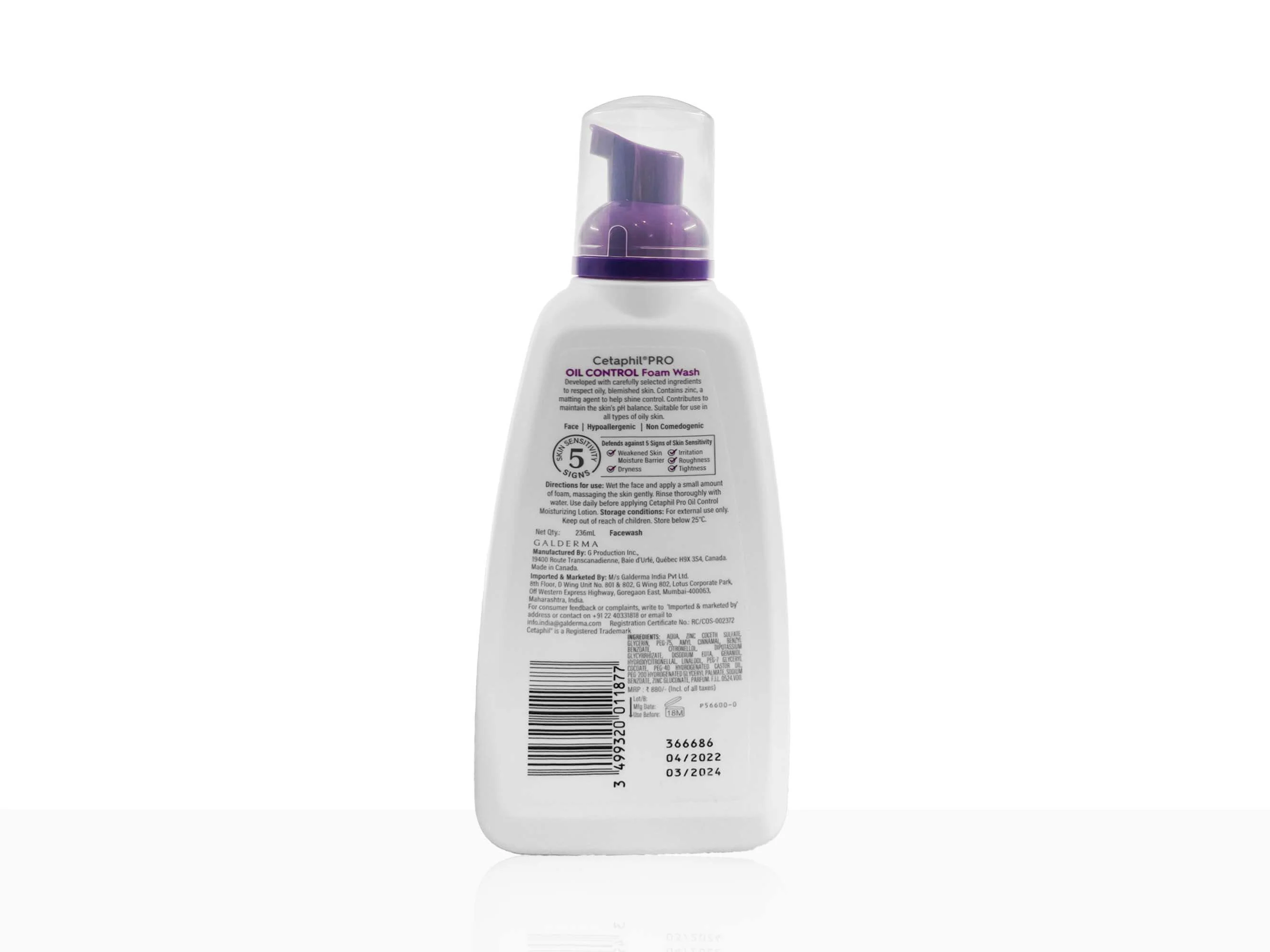 Cetaphil PRO Oil Control Foam Wash - Image 3