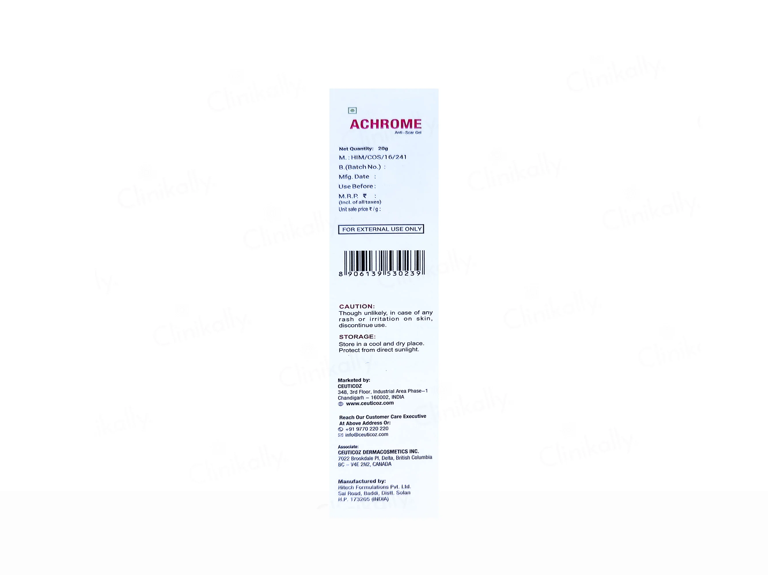 Ceuticoz Achrome Anti-Scar Gel - Image 3