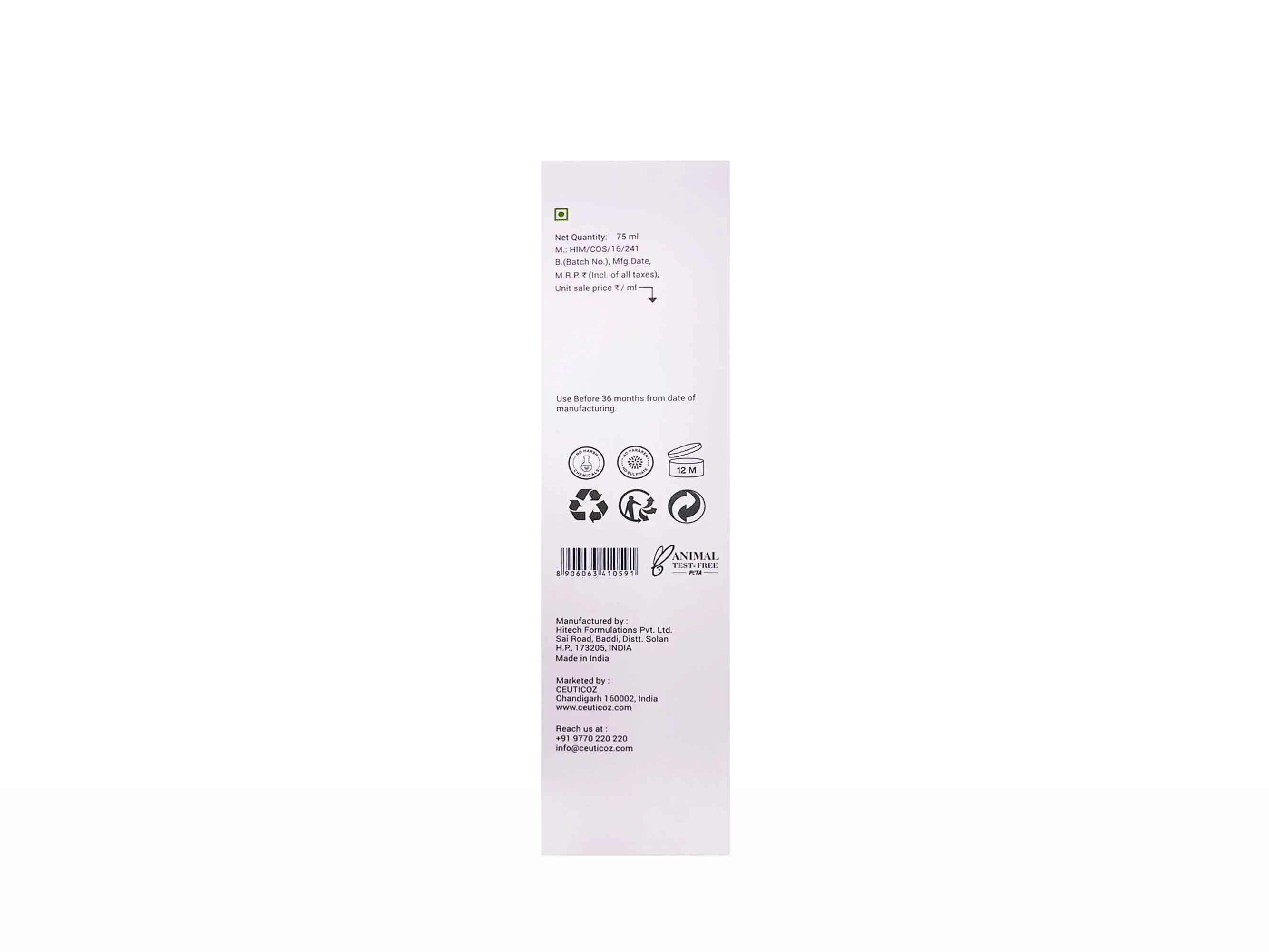 Ceuticoz Curalite Exfoliating Face Wash - Image 4