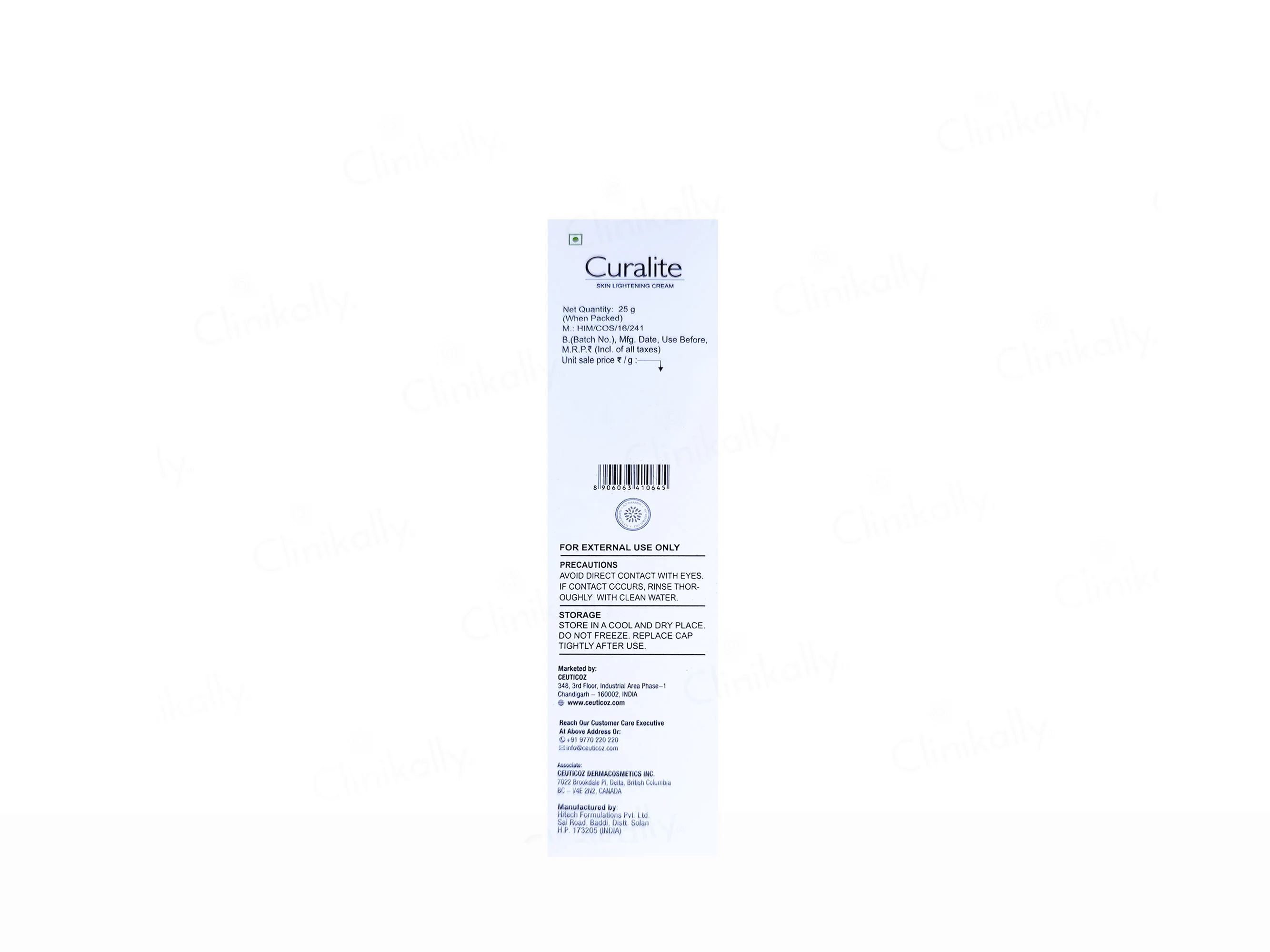 Ceuticoz Curalite Skin Lightening Cream - Image 6