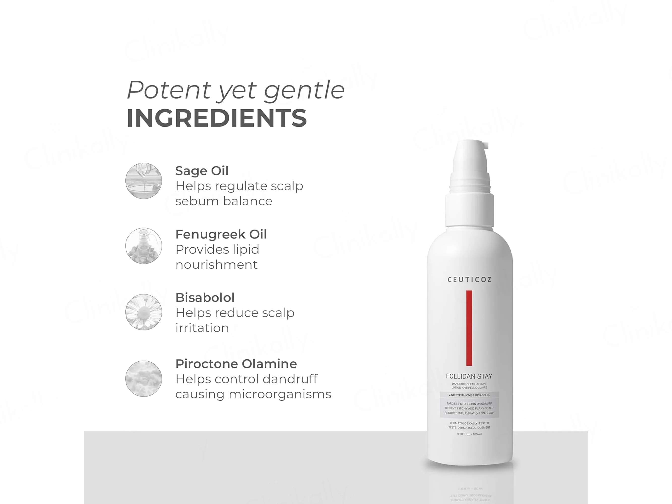 Ceuticoz Follidan Stay Anti Dandruff Lotion - Image 3