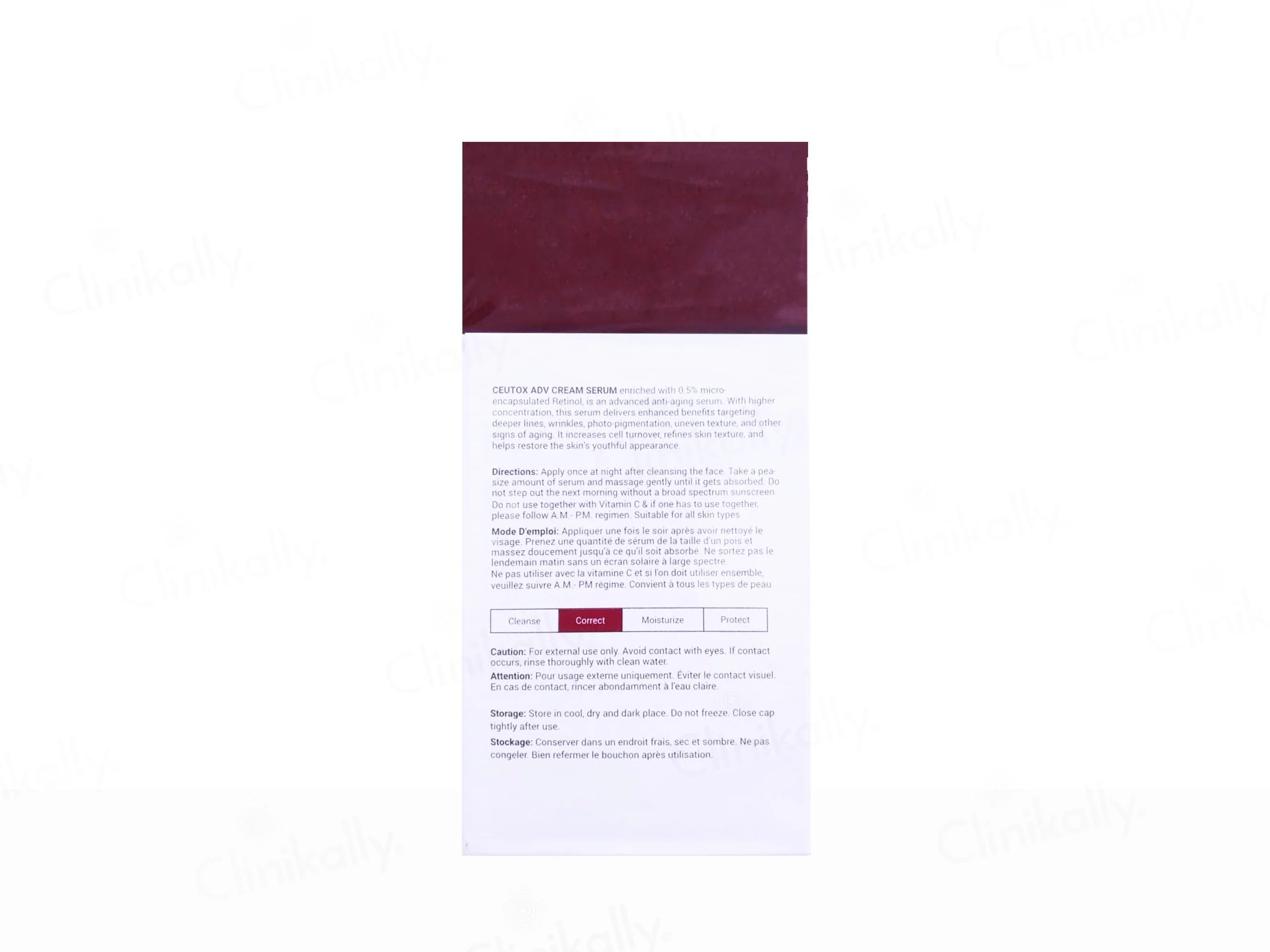 Ceutox ADV 0.5% Retinol Cream Serum - Image 3