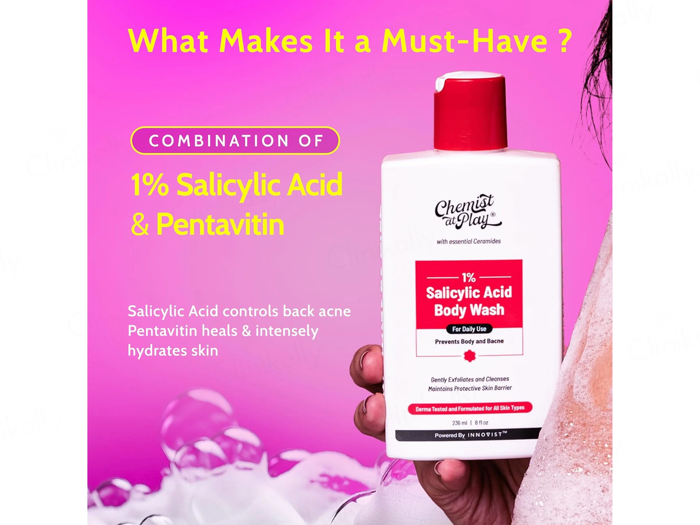 Chemist At Play 1% Salicylic Acid Body Wash - Image 3