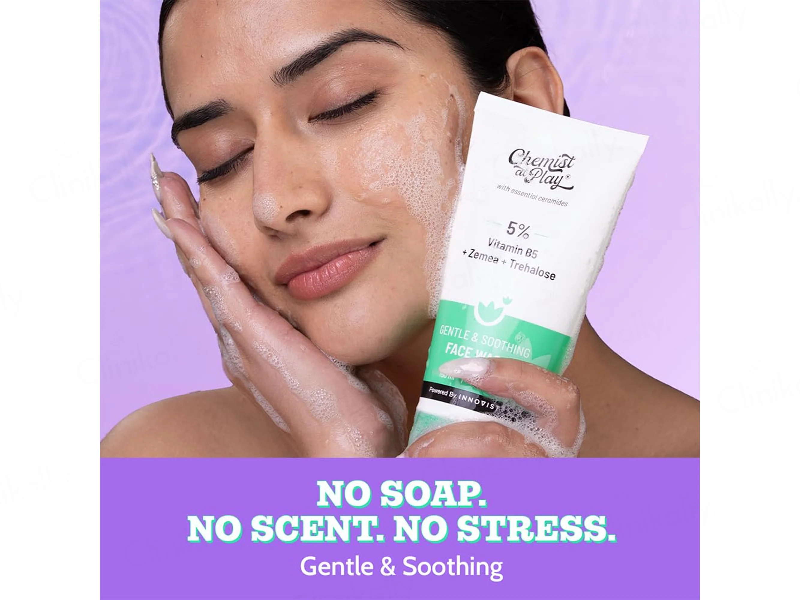 Chemist At Play 5% Vitamin B5 Gentle & Soothing Face Wash - Image 3