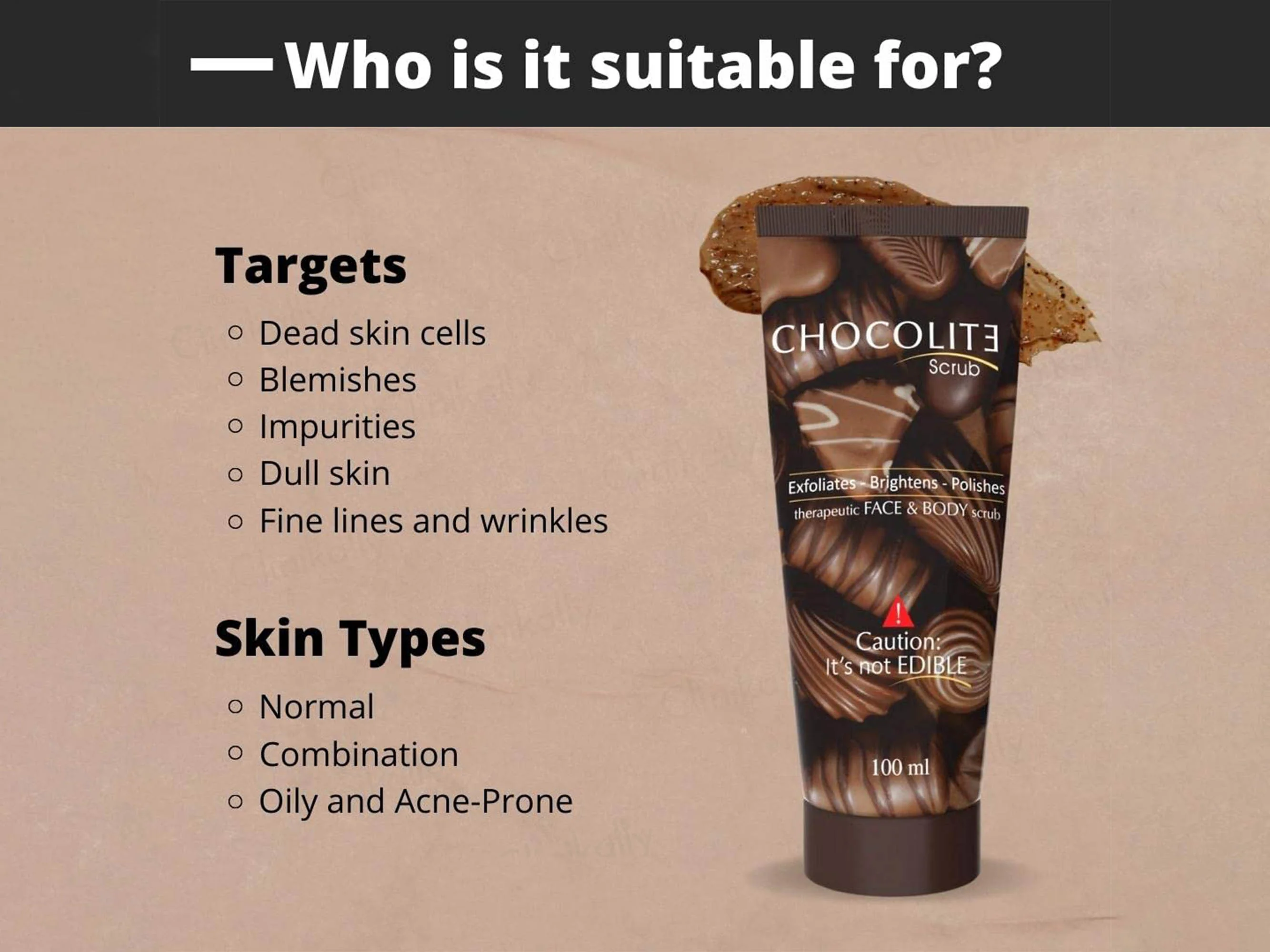Chocolite Face & Body Scrub - Image 3