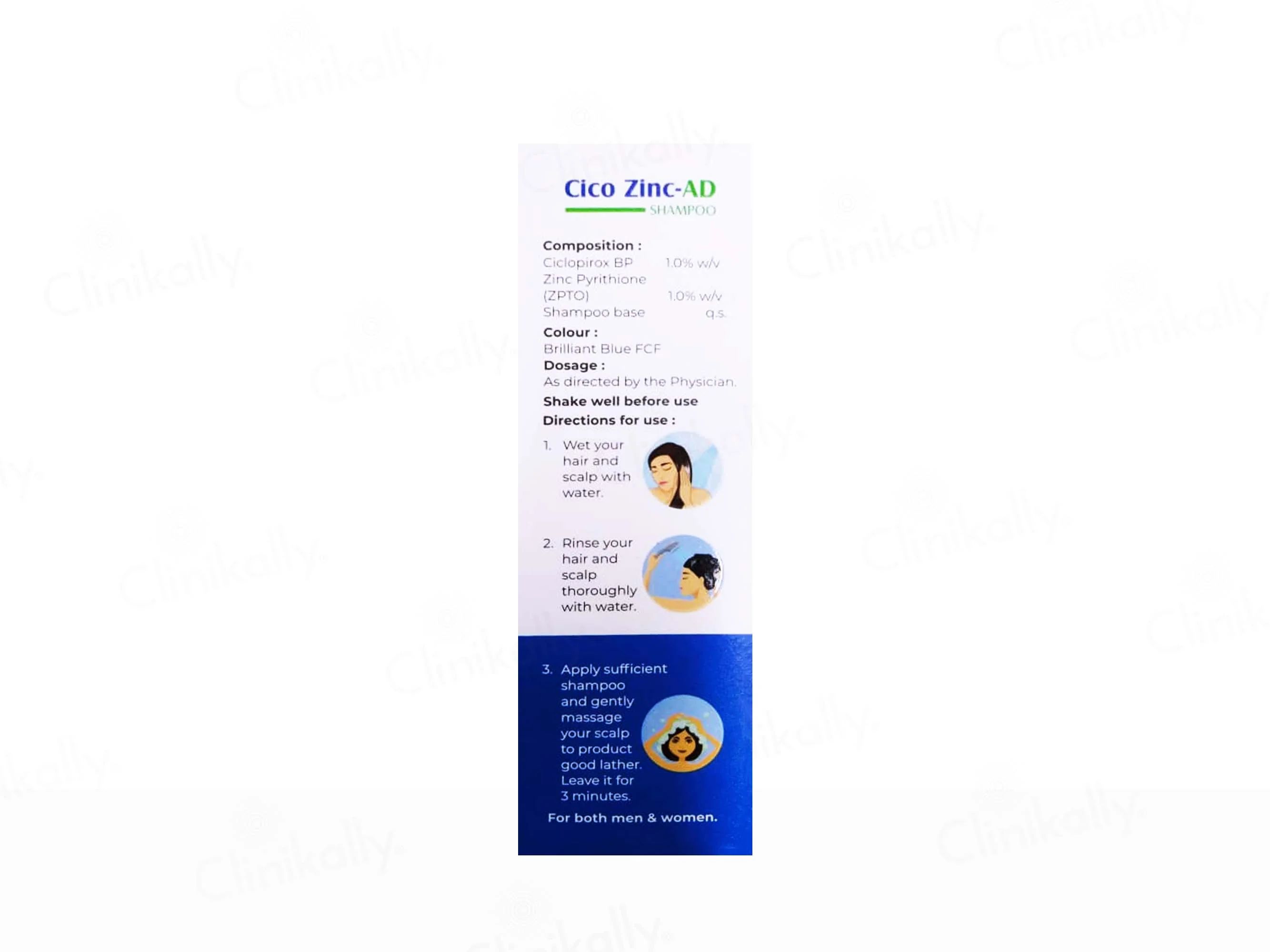 Cico Zinc-AD Anti-Dandruff Shampoo With Conditioner - Image 2