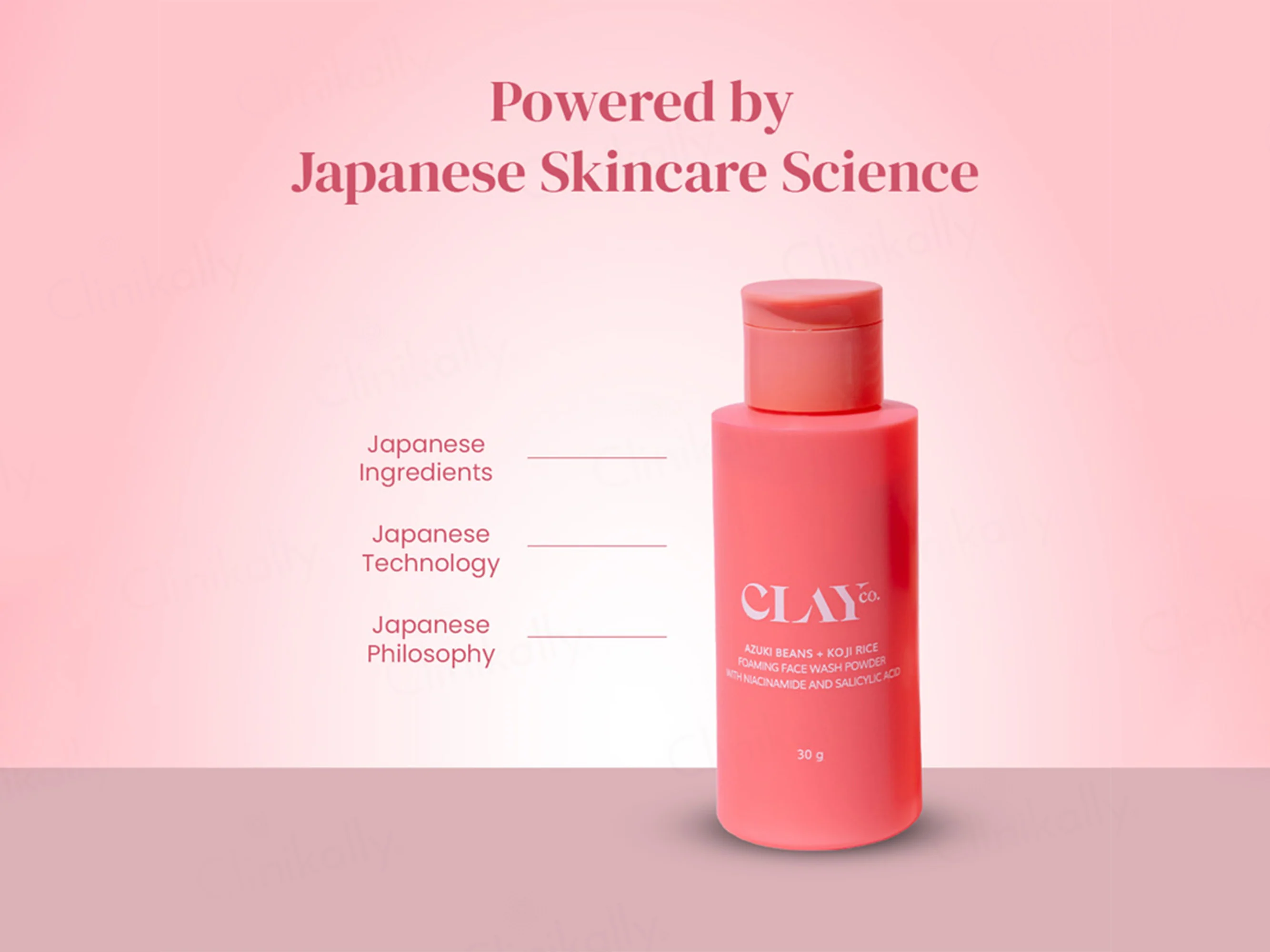 ClayCo Azuki Beans + Koji Rice Foaming Face Wash Powder With Niacinamide & Salicylic Acid - Image 5