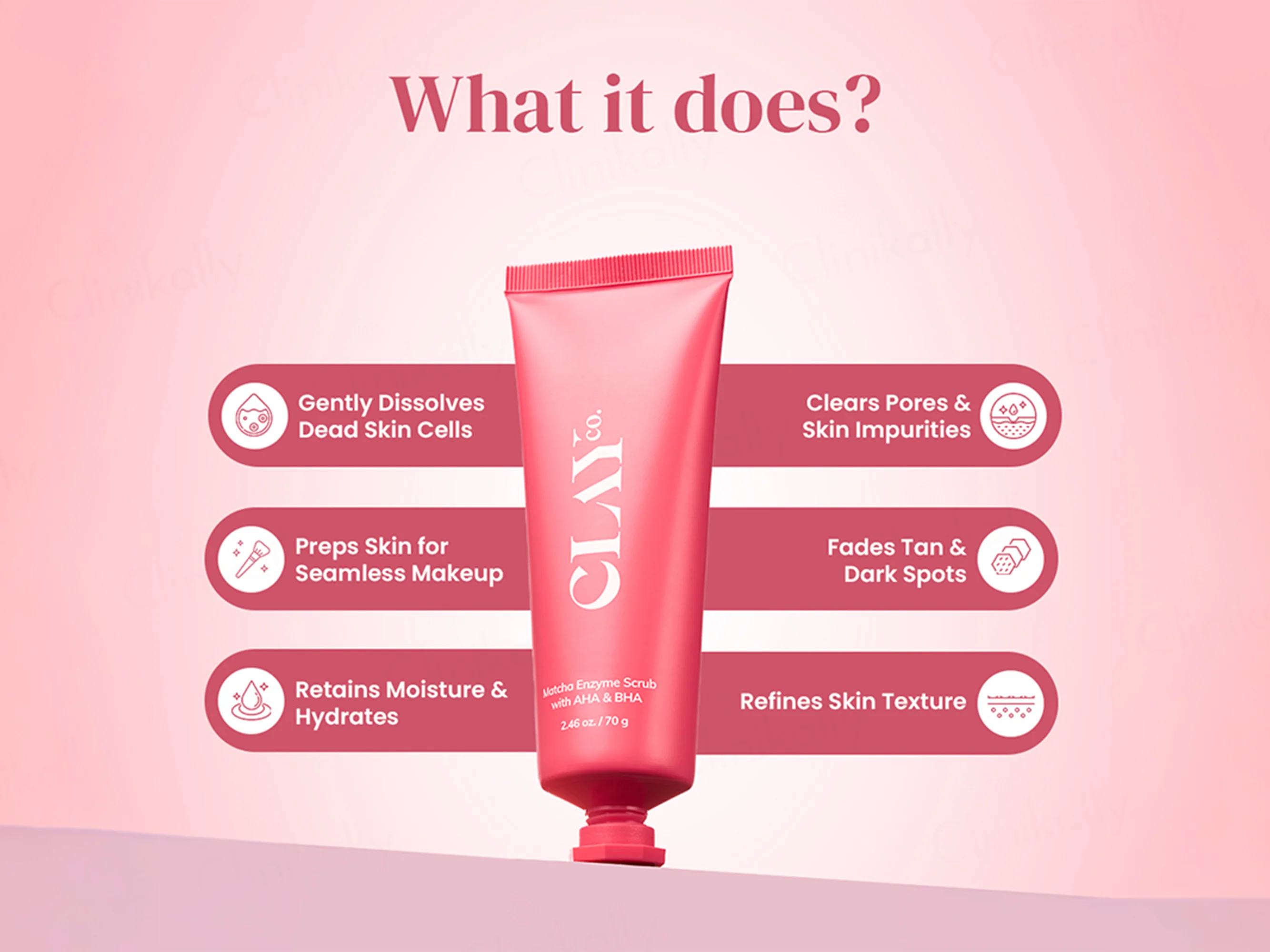 ClayCo Matcha Enzyme Scrub With AHA & BHA - Image 3