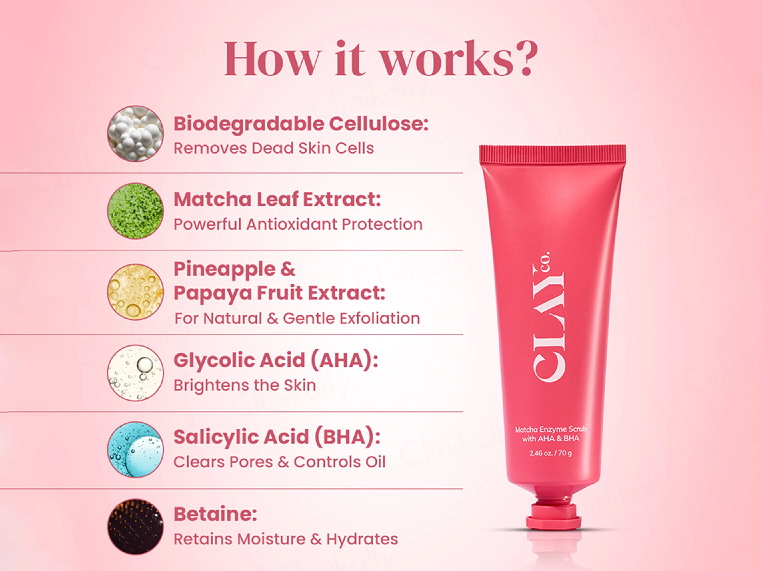 ClayCo Matcha Enzyme Scrub With AHA & BHA - Image 4