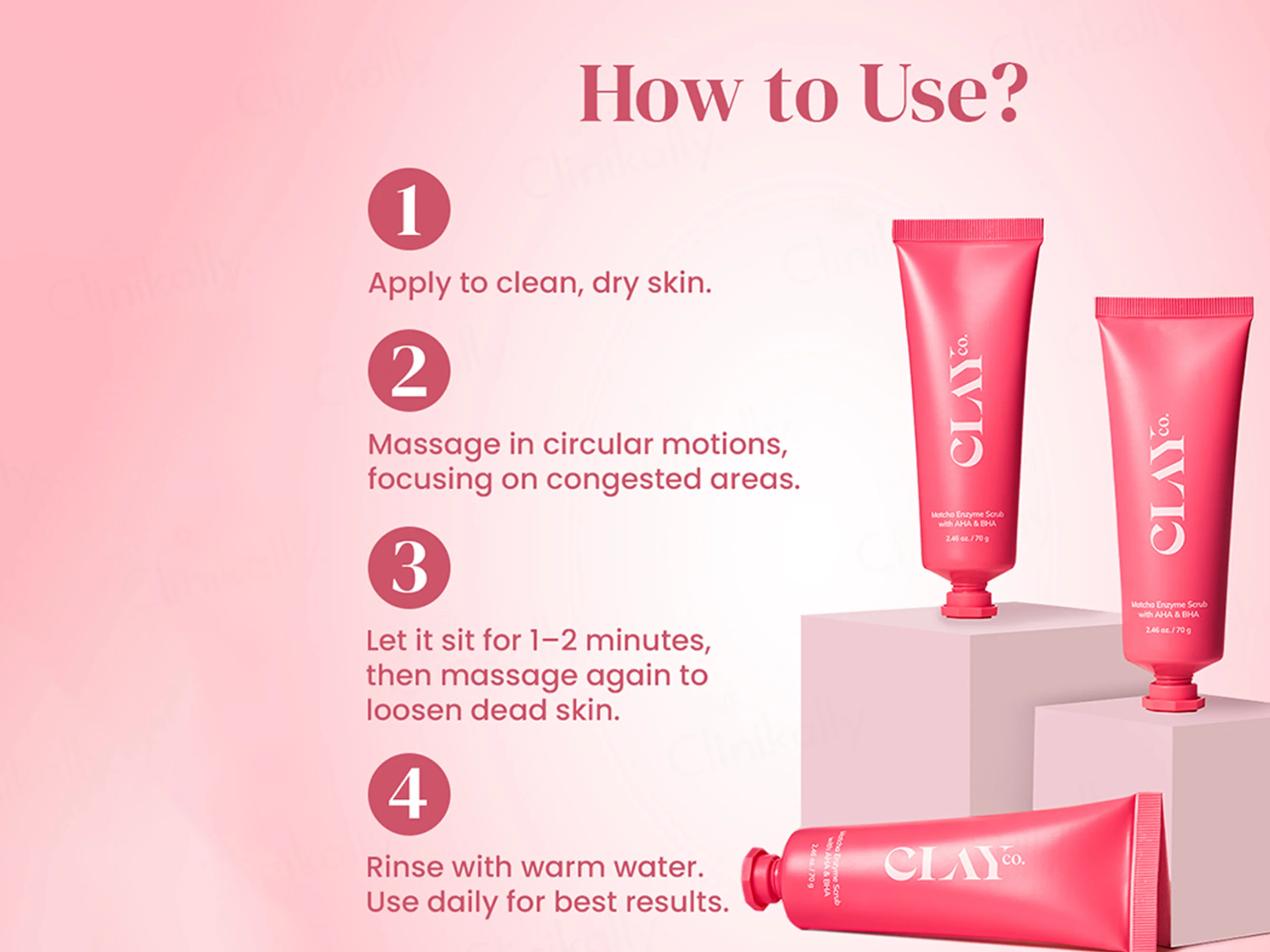 ClayCo Matcha Enzyme Scrub With AHA & BHA - Image 6
