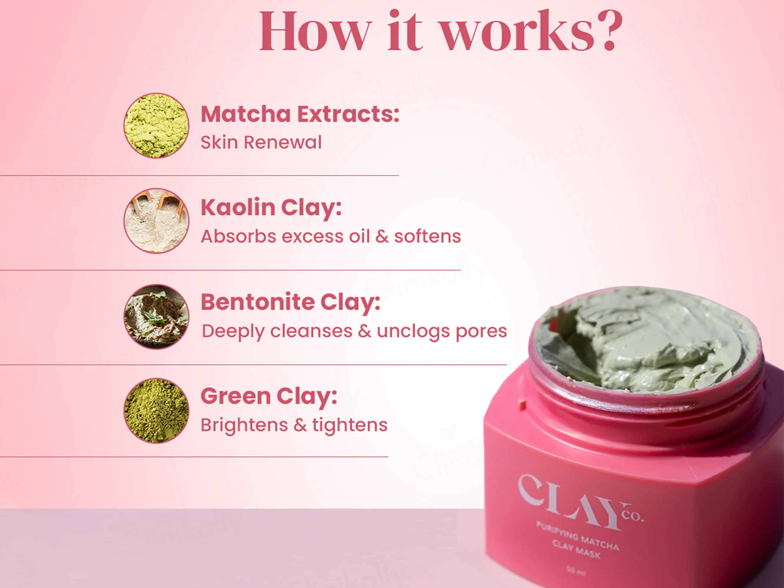 ClayCo Purifying Matcha Clay Face Mask - Image 4