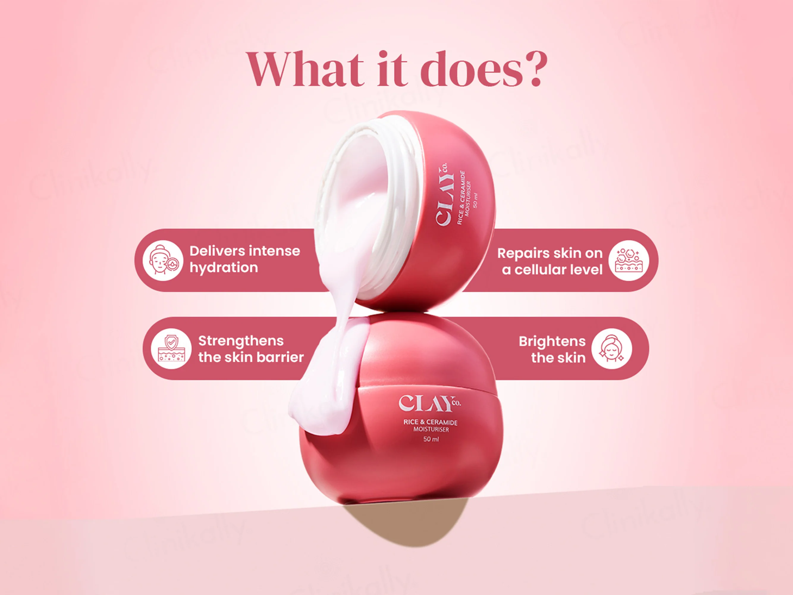 ClayCo Rice & Ceramide Moisturiser With Vitamin B12 & Cica Exosomes - Image 2