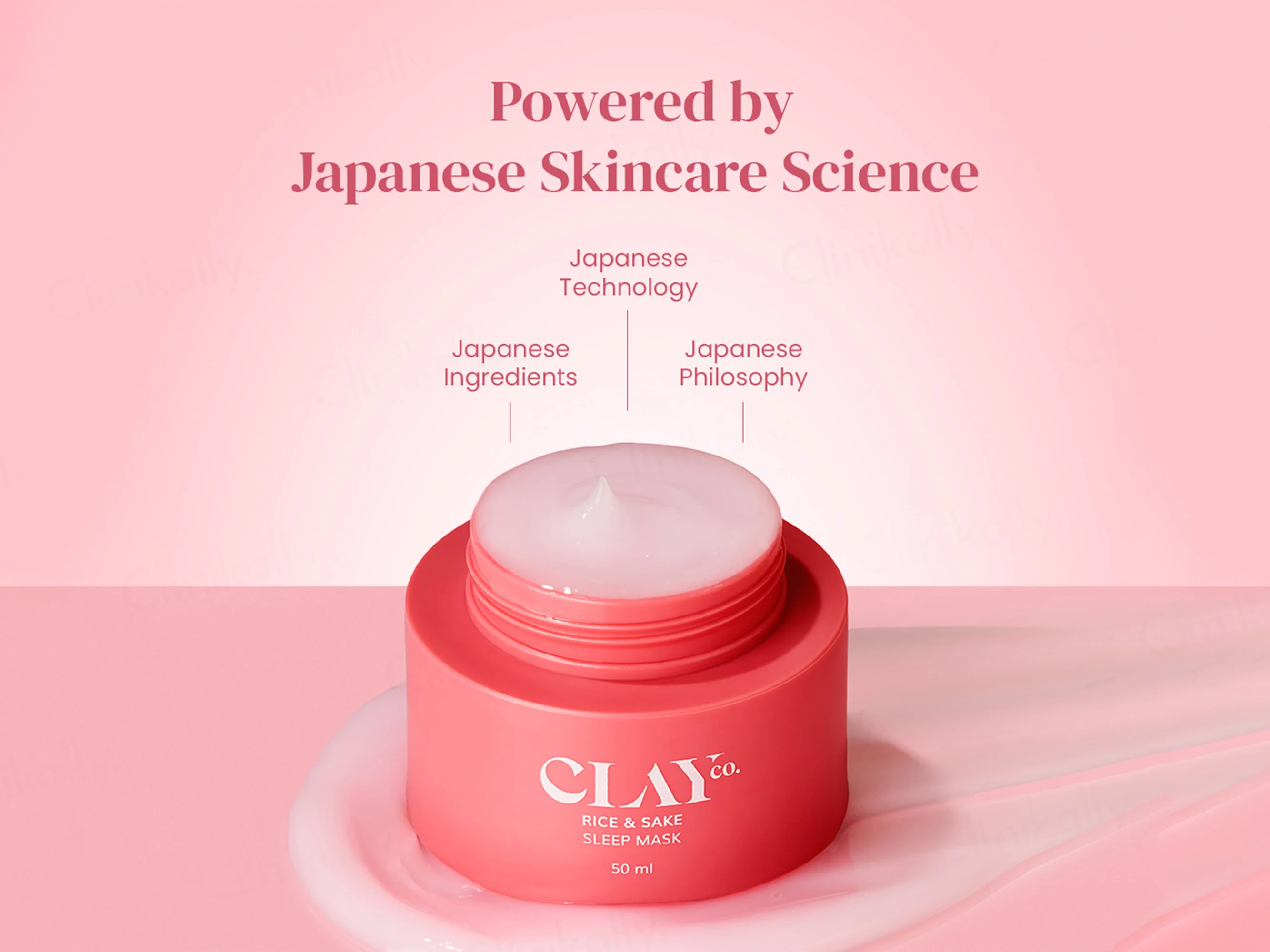 ClayCo Rice & Sake Sleep Face Mask - Image 4