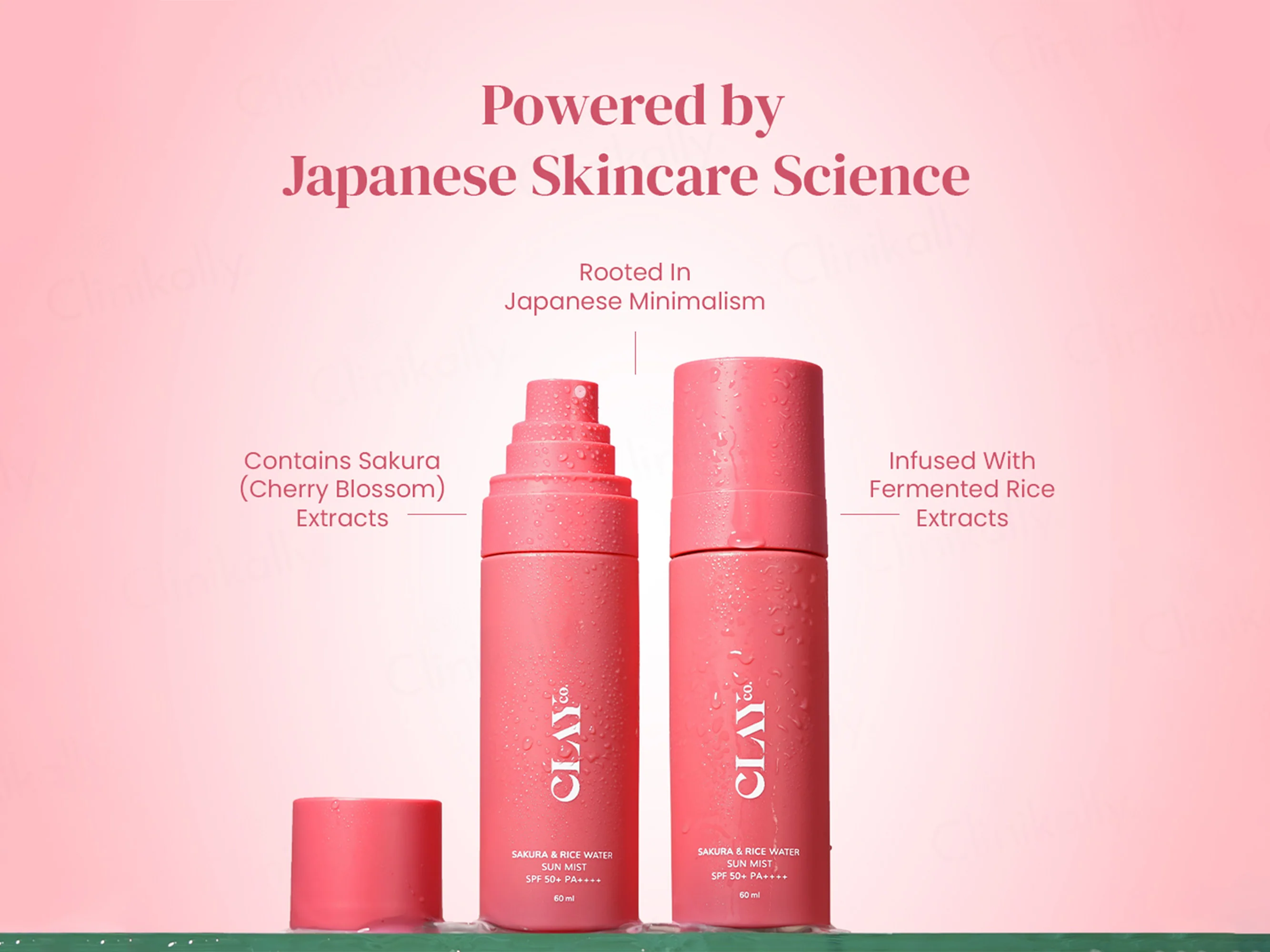 ClayCo Sakura & Rice Water Sun Mist Sunscreen SPF 50+ PA++++ - Image 4
