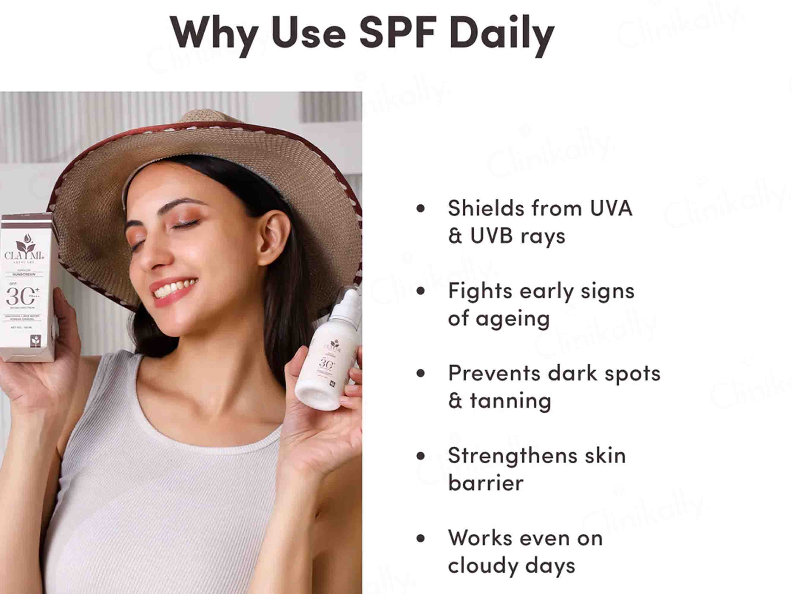 Claymi Sunglow Broad Spectrum Sunscreen SPF 30+ PA+++ - Image 5
