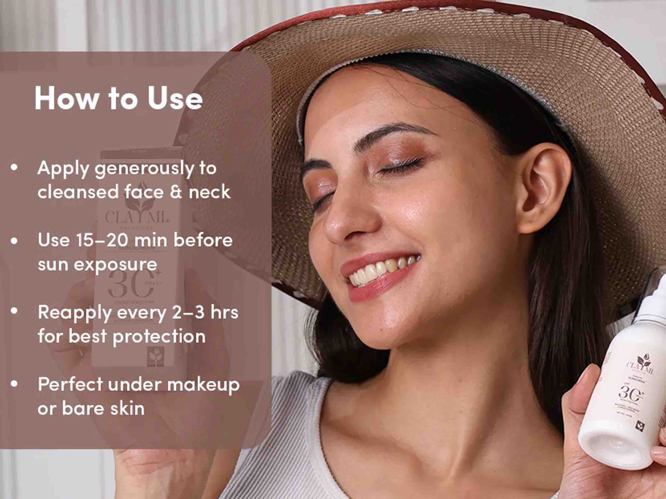Claymi Sunglow Broad Spectrum Sunscreen SPF 30+ PA+++ - Image 7