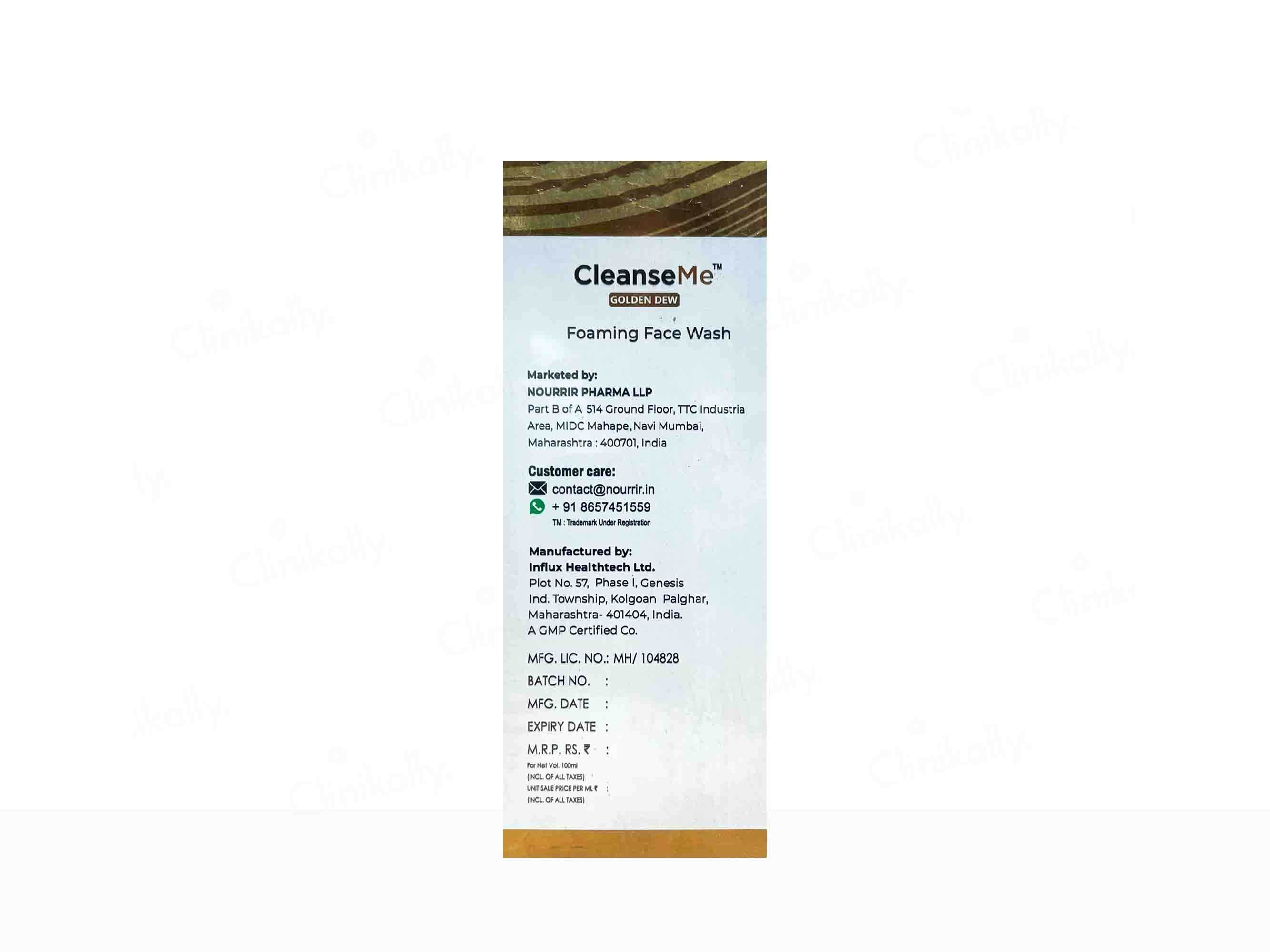 CleanseMe Golden Dew Foaming Facewash - Image 4