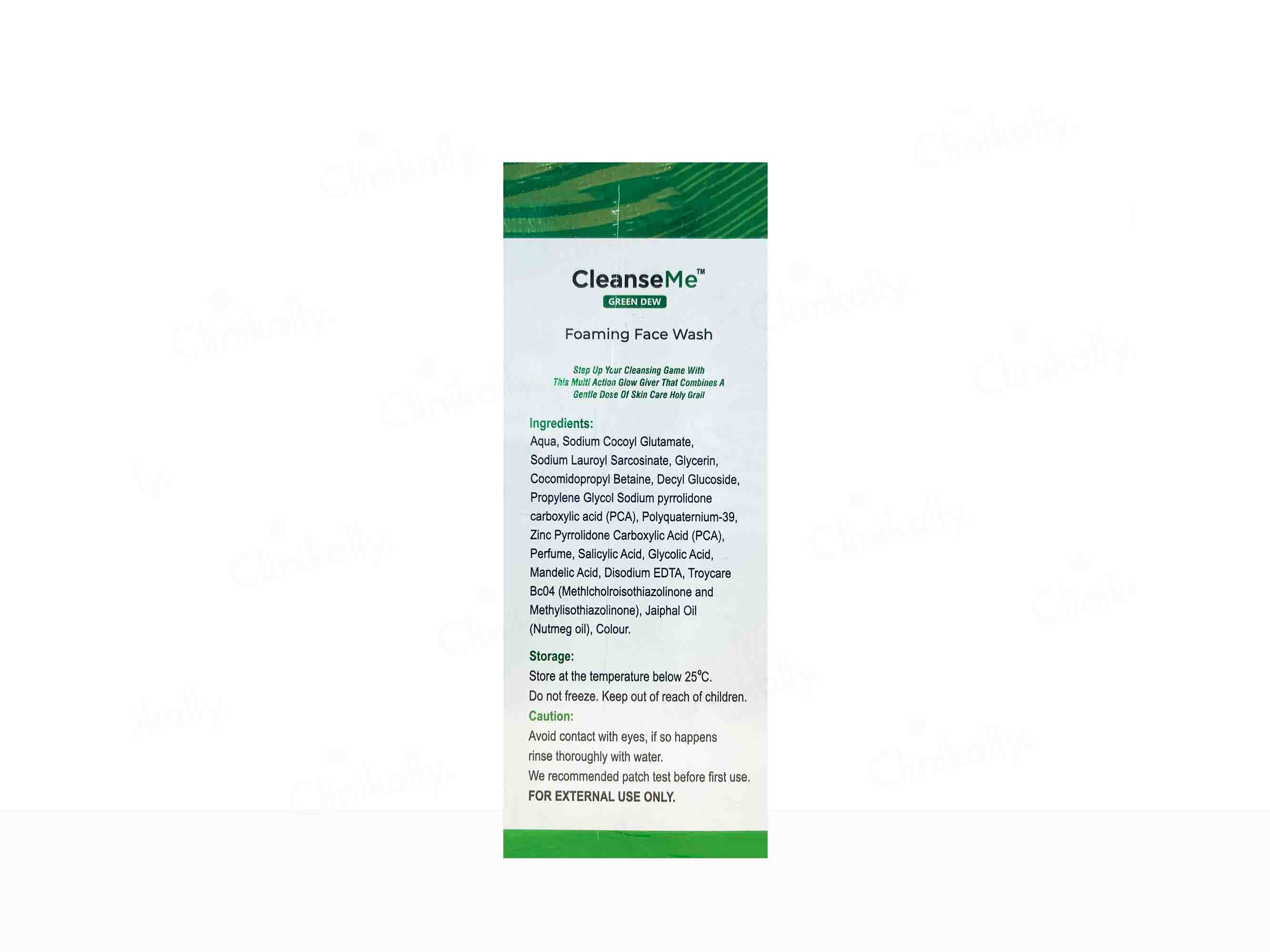 CleanseMe Green Dew Foaming Facewash - Image 2