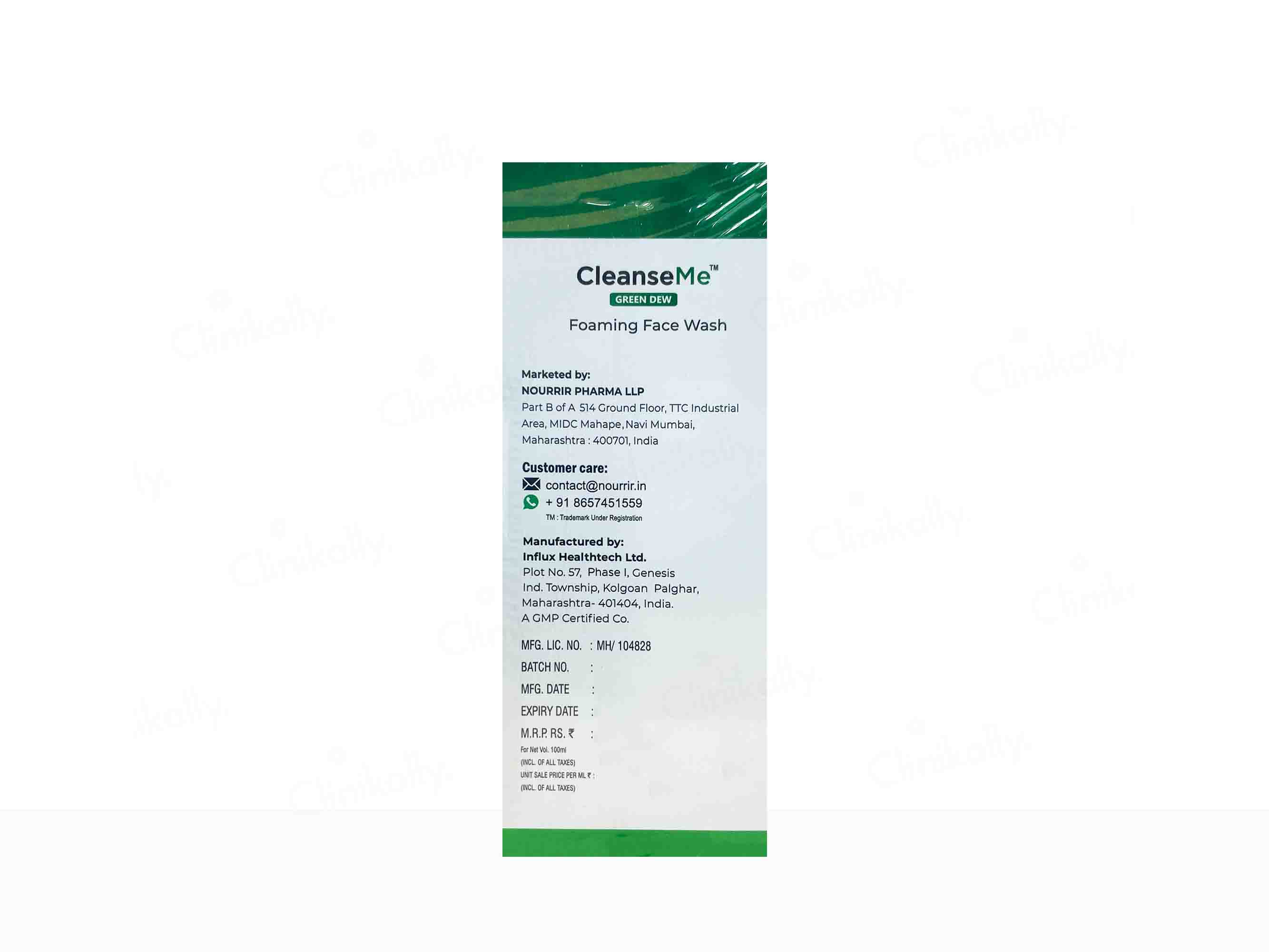 CleanseMe Green Dew Foaming Facewash - Image 4