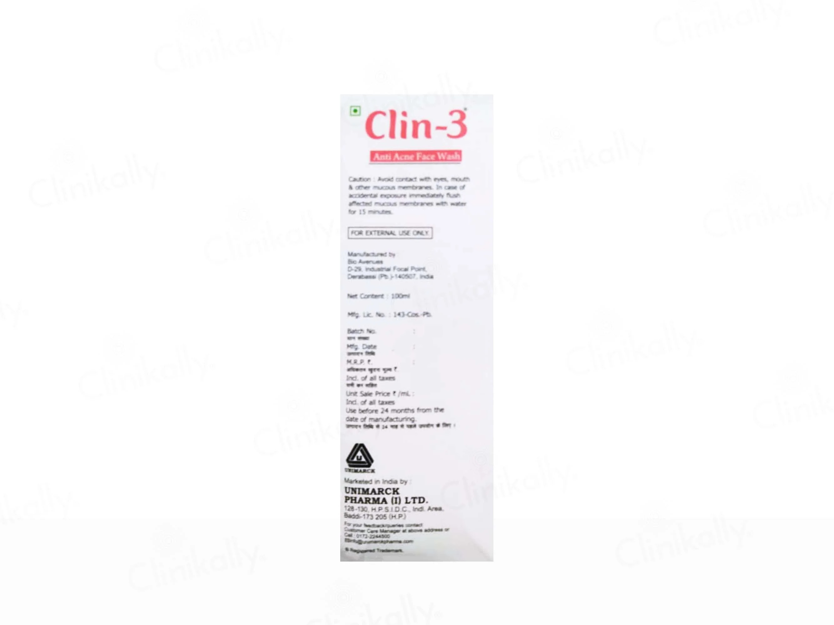 Clin-3 Anti-Acne Face Wash - Image 3
