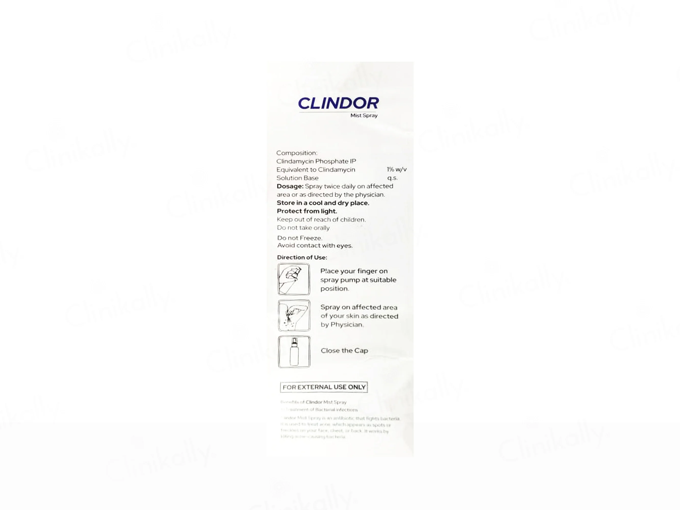Clindor Mist Spray - Image 2