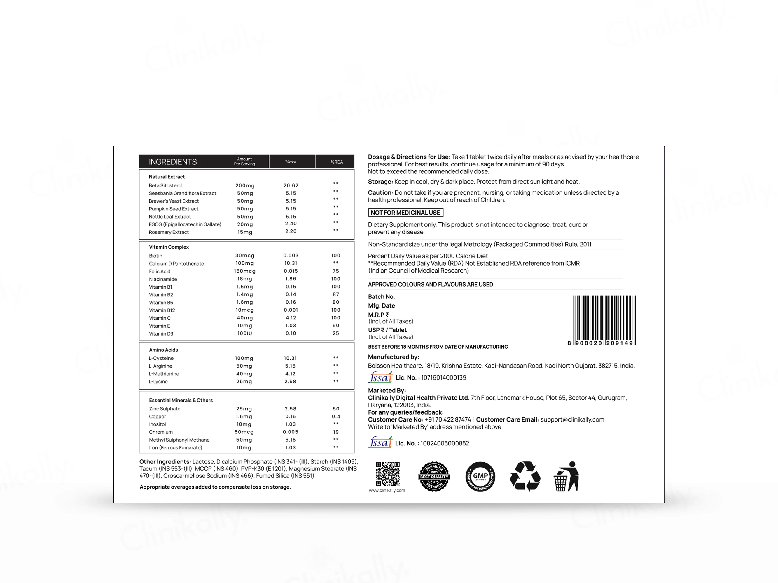 Clinikally Hair ReGrow Nutraceutical Tablet - Image 8