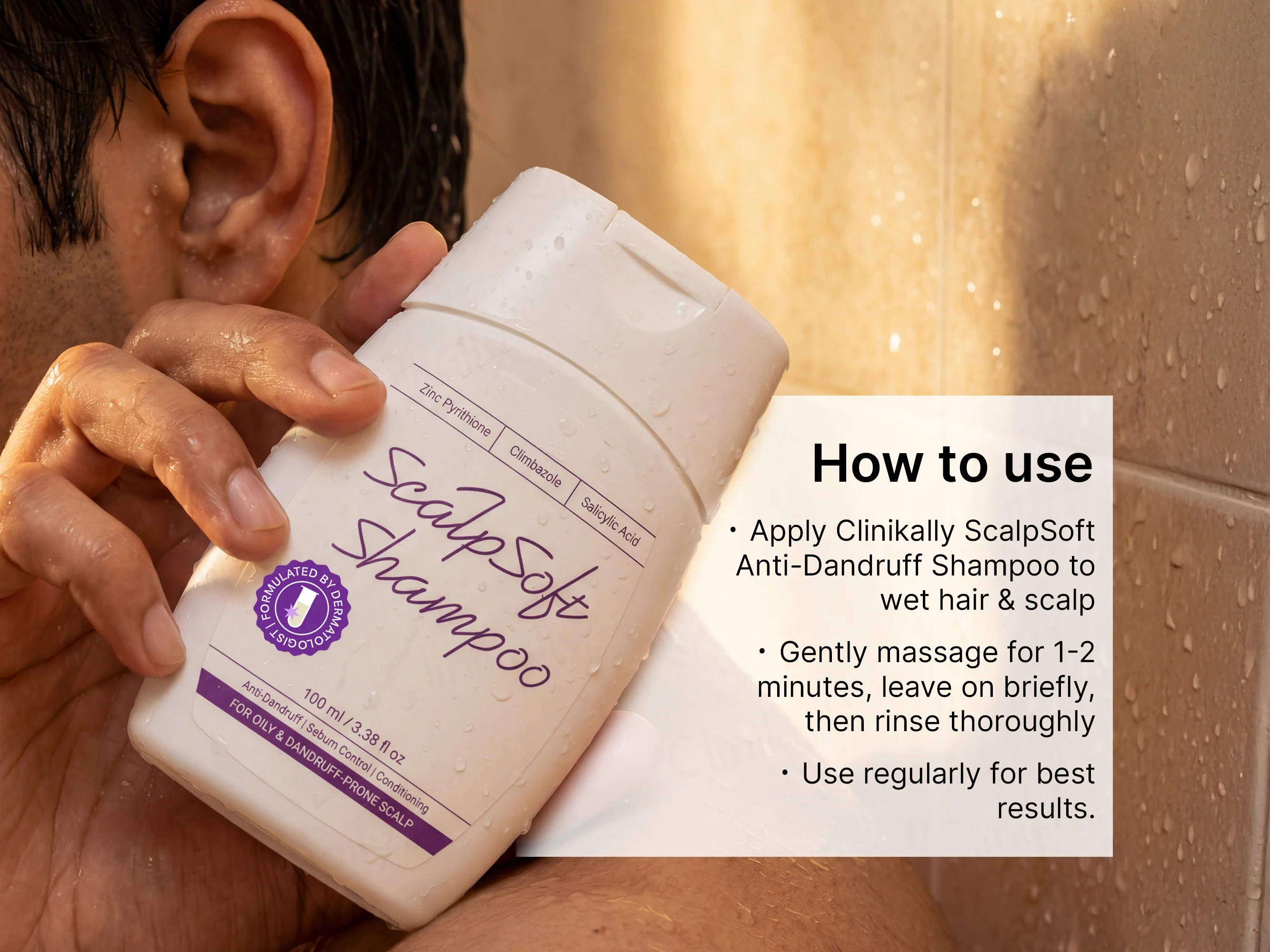 Clinikally ScalpSoft Anti-Dandruff Shampoo - Image 4