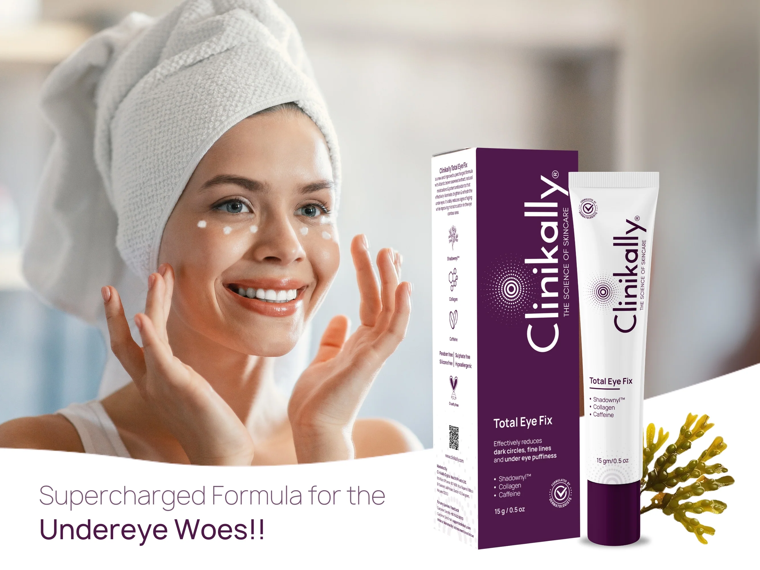 Clinikally Total Eye Fix - Under Eye Cream - Image 3