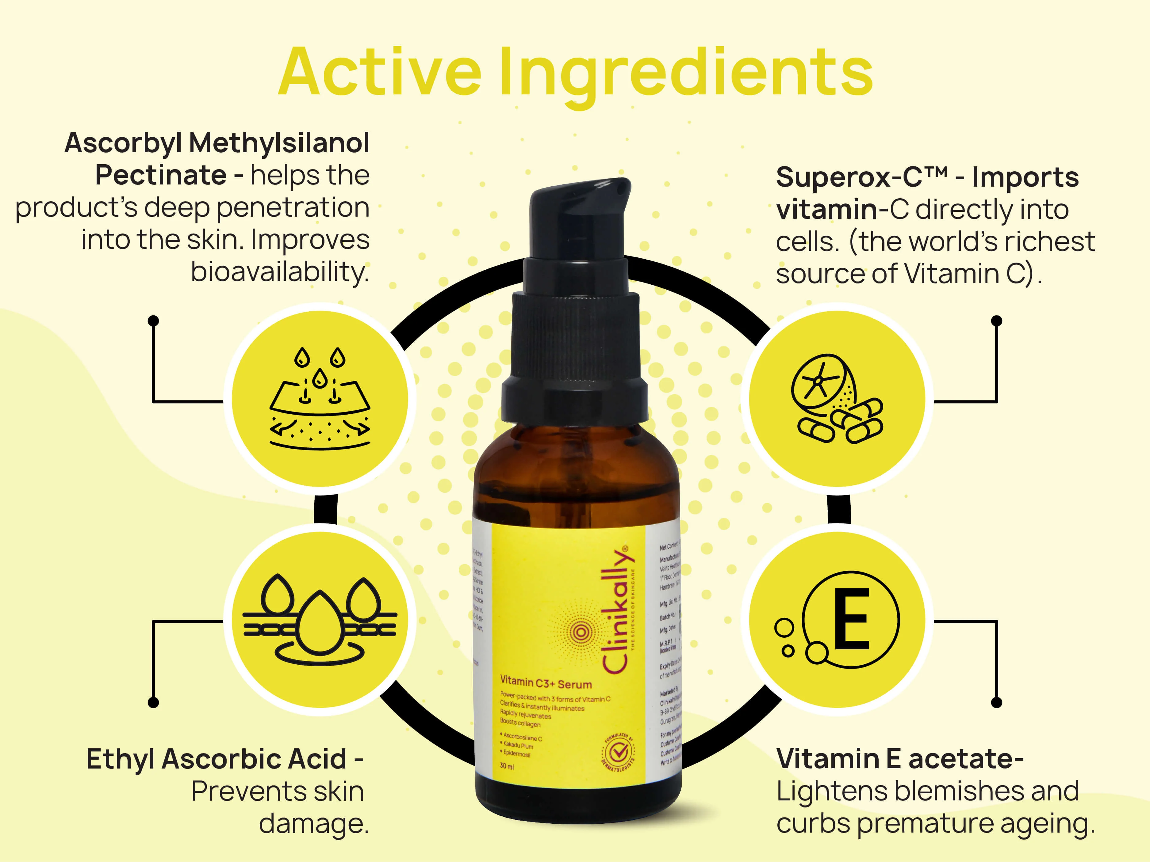 Clinikally Vitamin C3+ Serum - Image 3