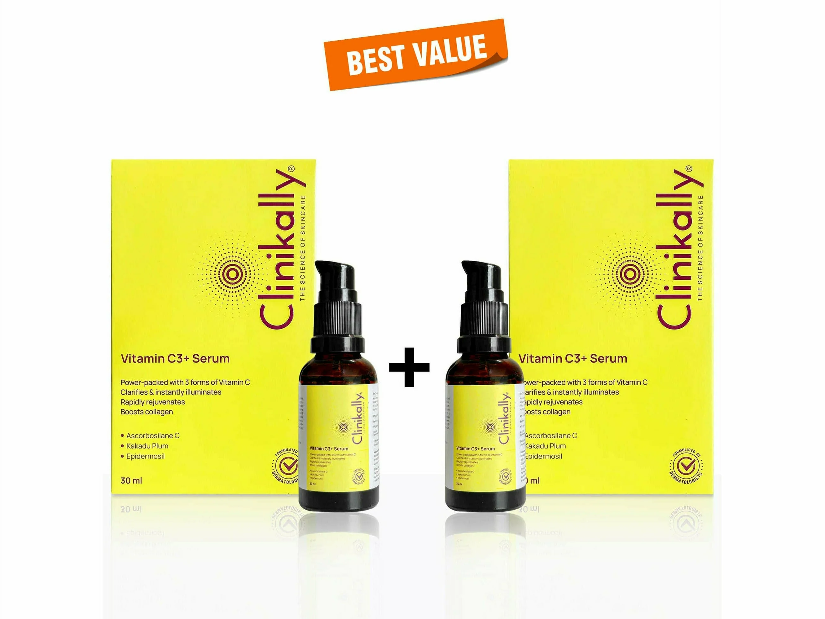 Clinikally Vitamin C3+ Serum - Image 9