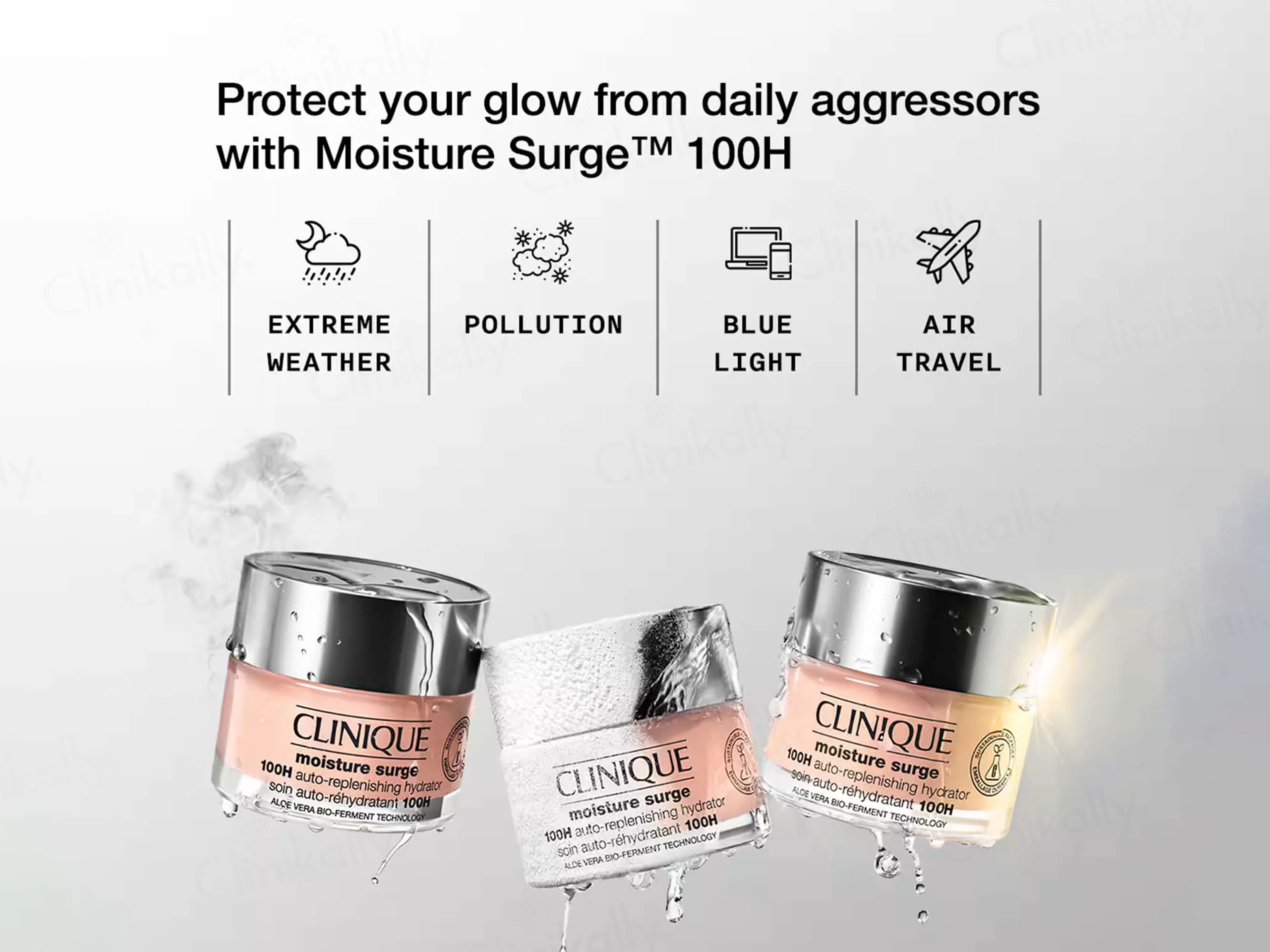 Clinique Moisture Surge 100H Auto-Replenishing Hydrator Gel Cream with Aloe Vera Bio-Ferment - Image 6