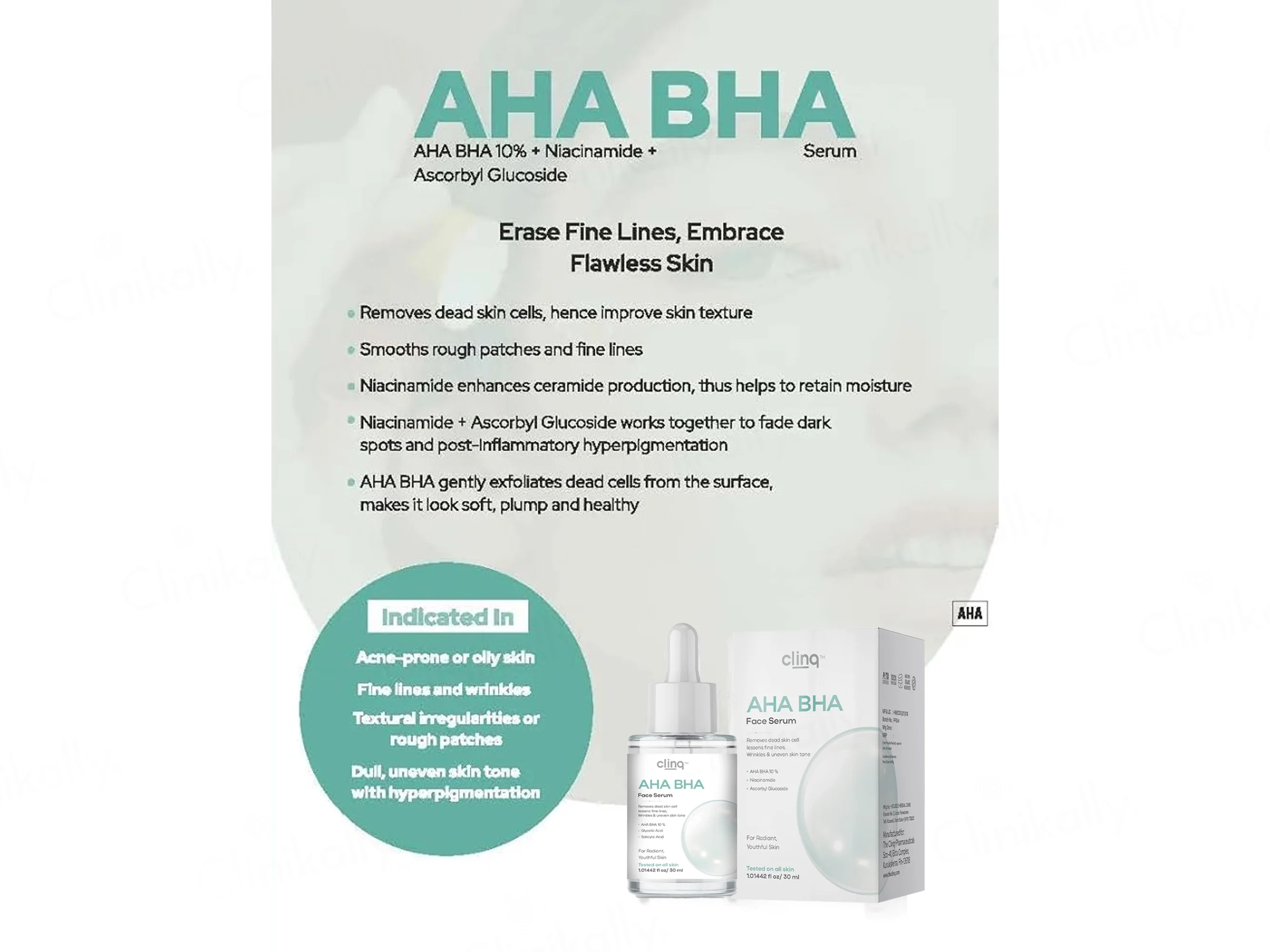 Clinq 10% AHA BHA Face Serum - Image 5