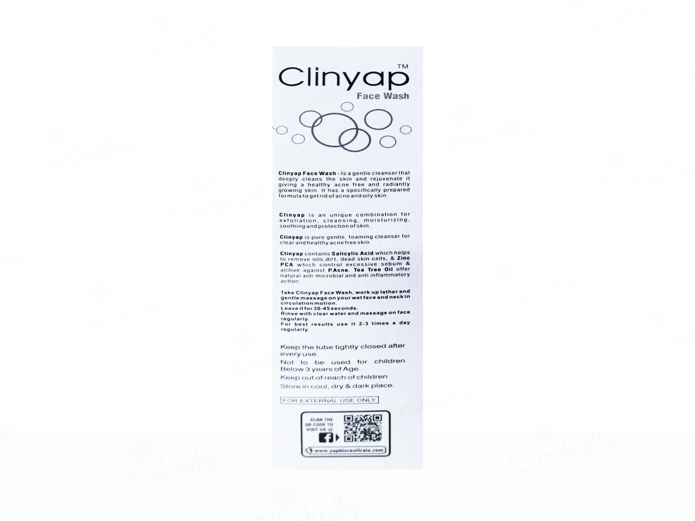 Clinyap Deep Cleansing Face Wash For Oily & Acne Prone Skin - Image 2