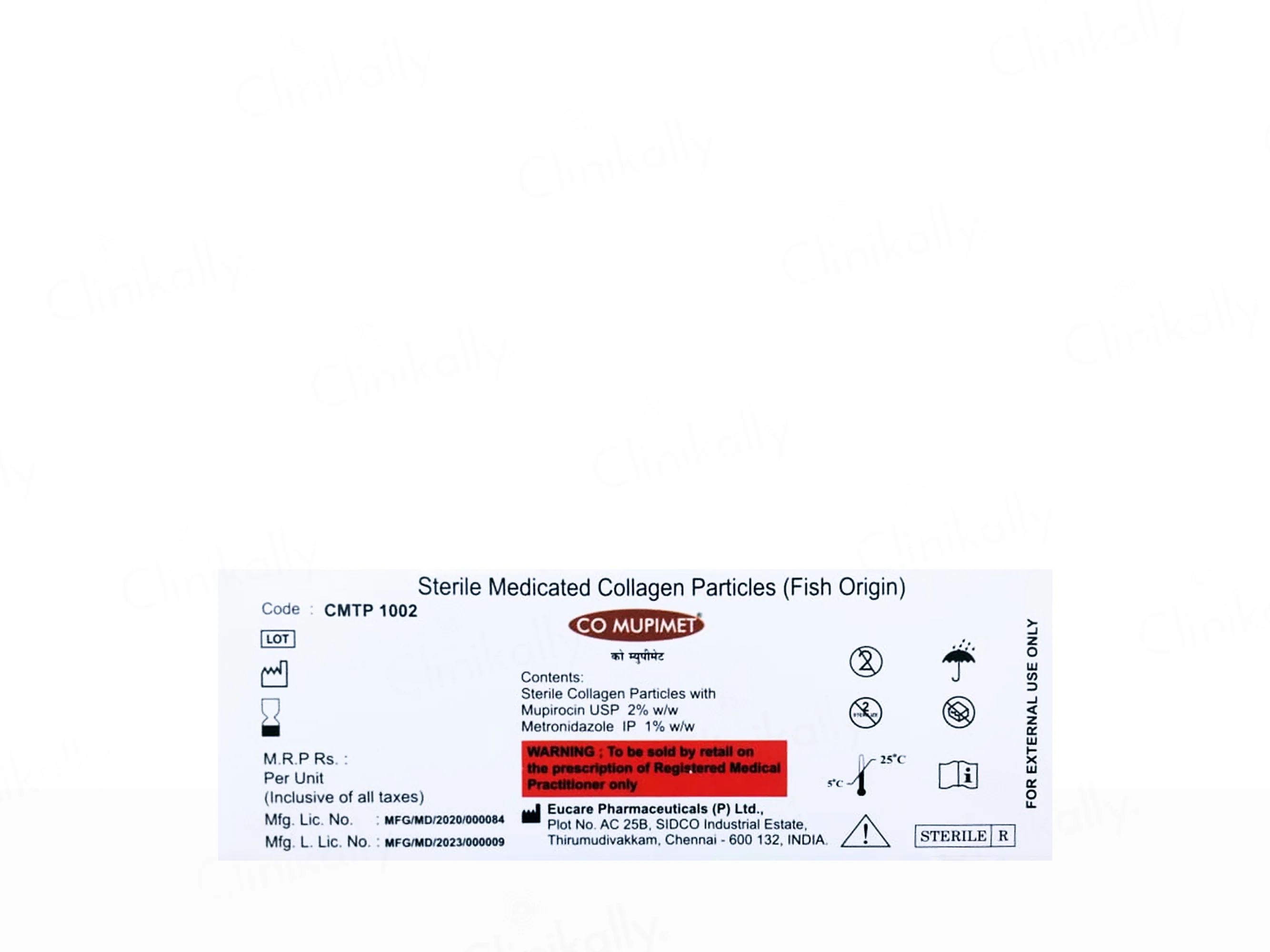CO Mupimet Sterile Medicated Collagen Particles - Image 4