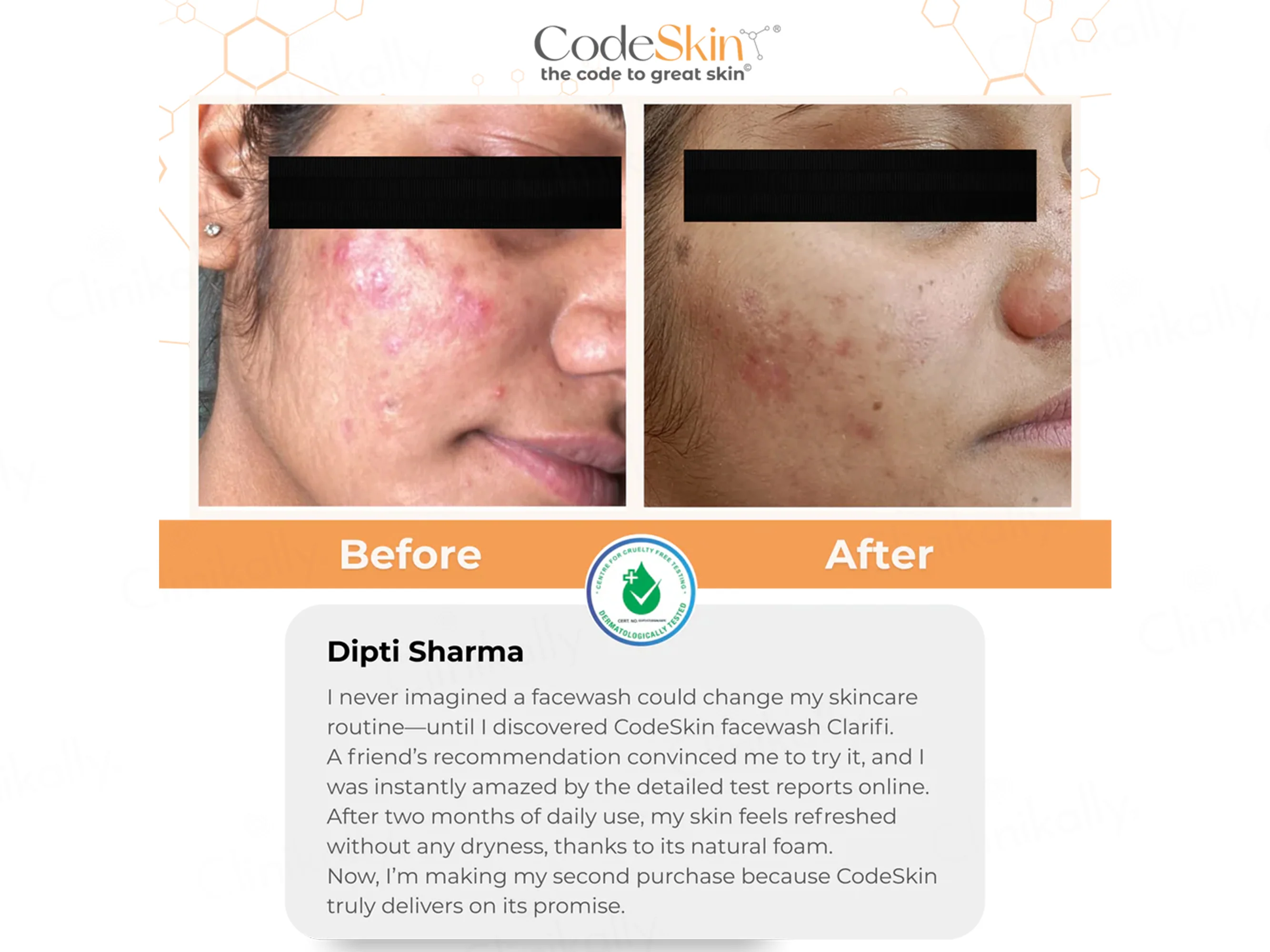 CodeSkin Clarifi Face Wash - Image 3