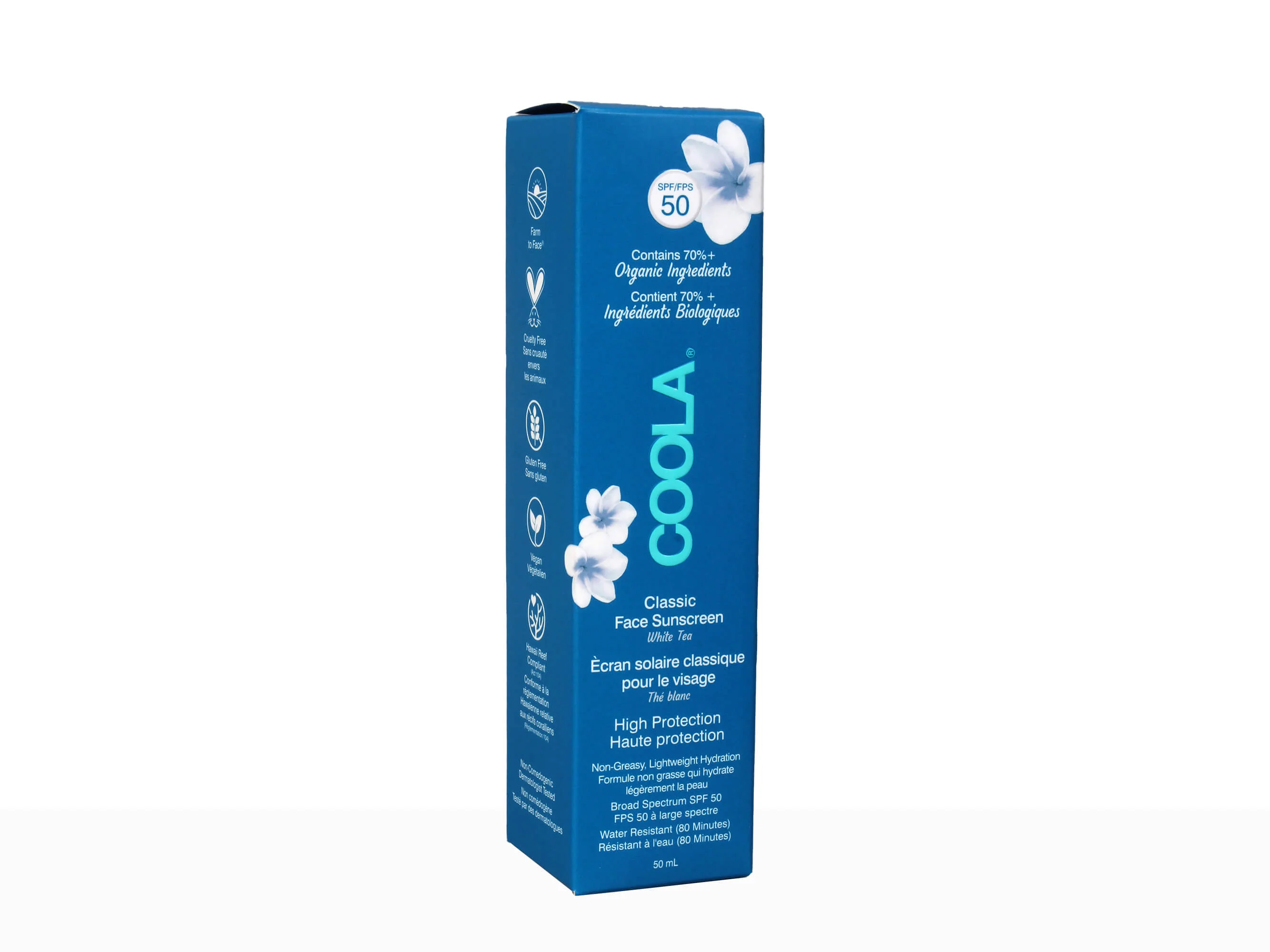 Coola Classic Face Sunscreen SPF 50 White Tea - Image 3