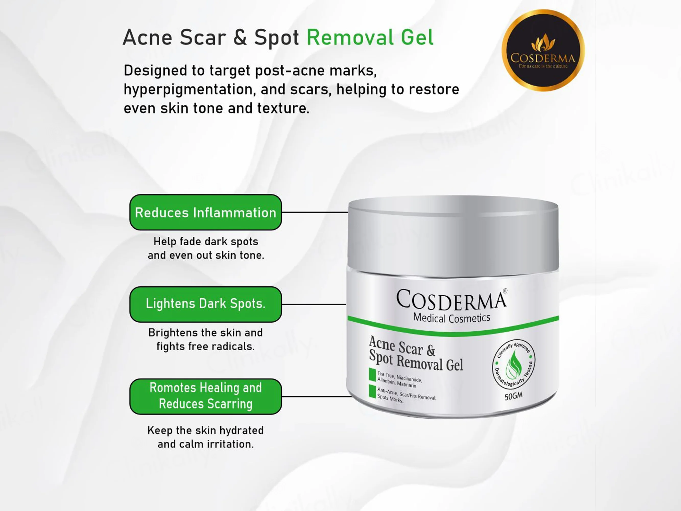 Cosderma Acne Scar & Spot Removal Gel - Image 4