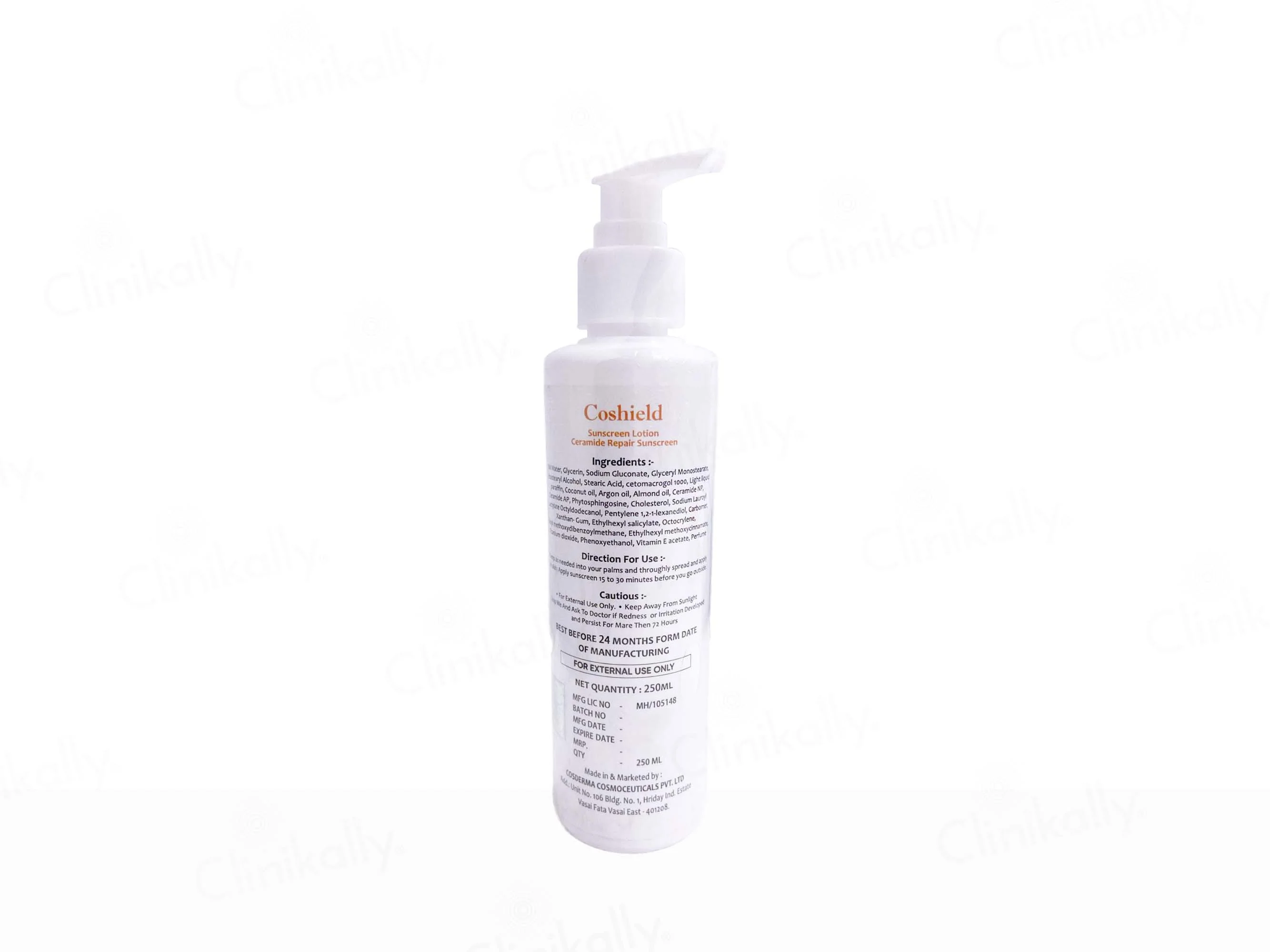 Cosderma Coshield Ceramide Repair Sunscreen Lotion SPF 50 - Image 3
