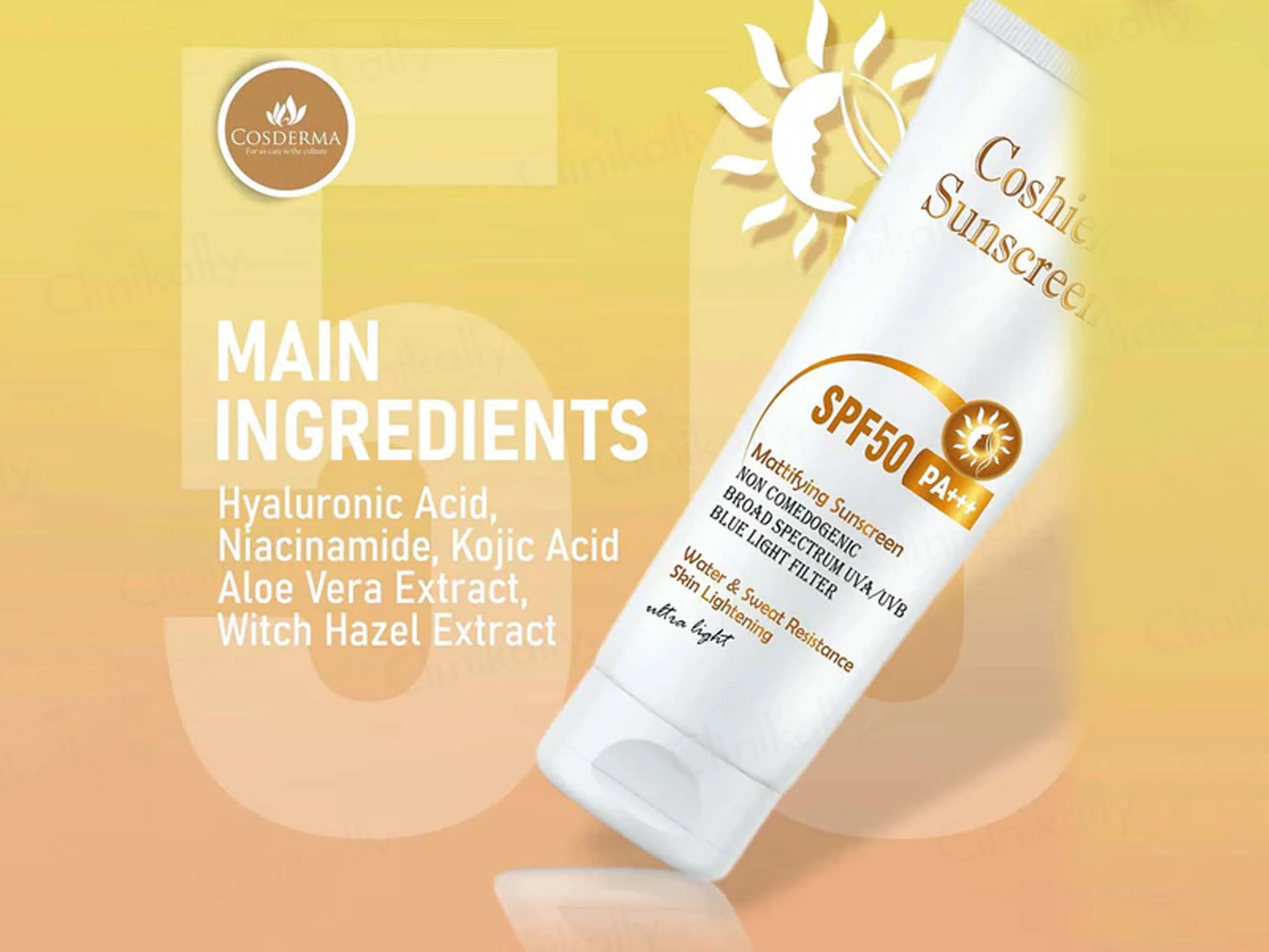 Cosderma Coshield Mattifying Sunscreen SPF 50 PA+++ - Image 3