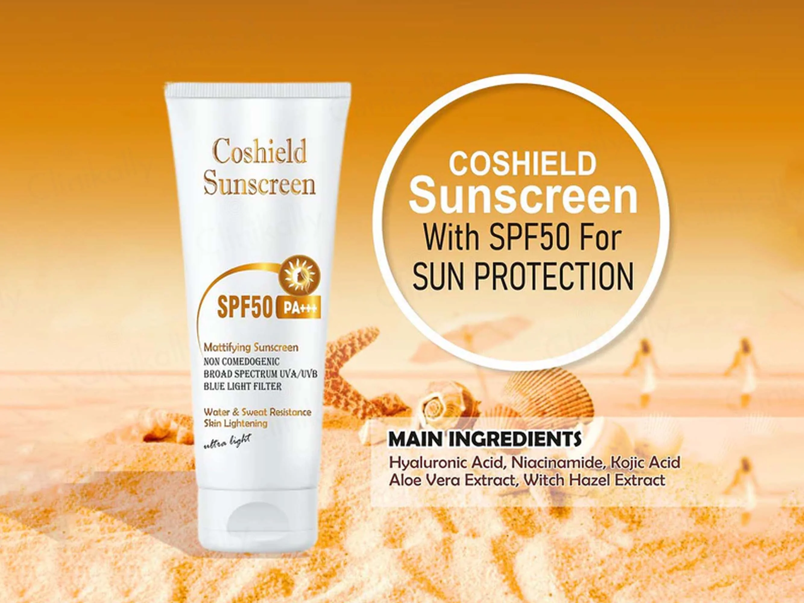 Cosderma Coshield Mattifying Sunscreen SPF 50 PA+++ - Image 5
