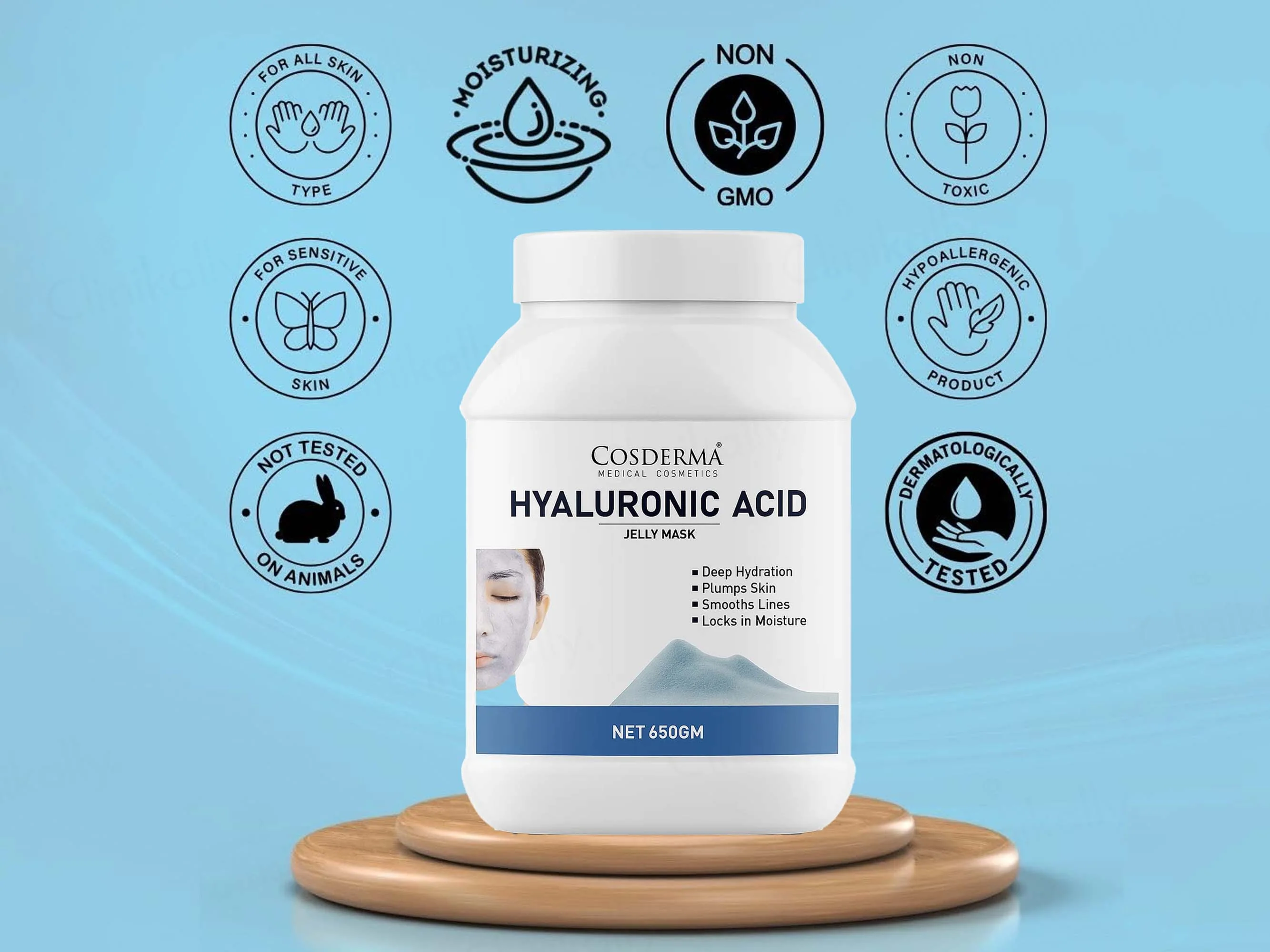 Cosderma Hyaluronic Acid Jelly Mask - Image 3